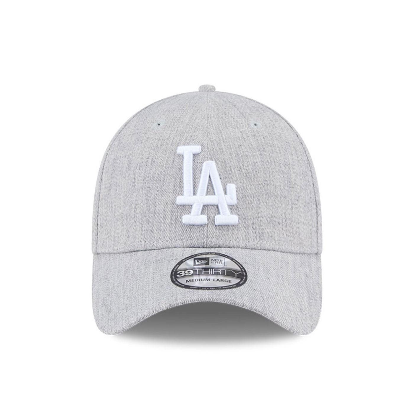Bone New Era 39THIRTY Los Angeles Dodgers MLB Cinza Cinza 2
