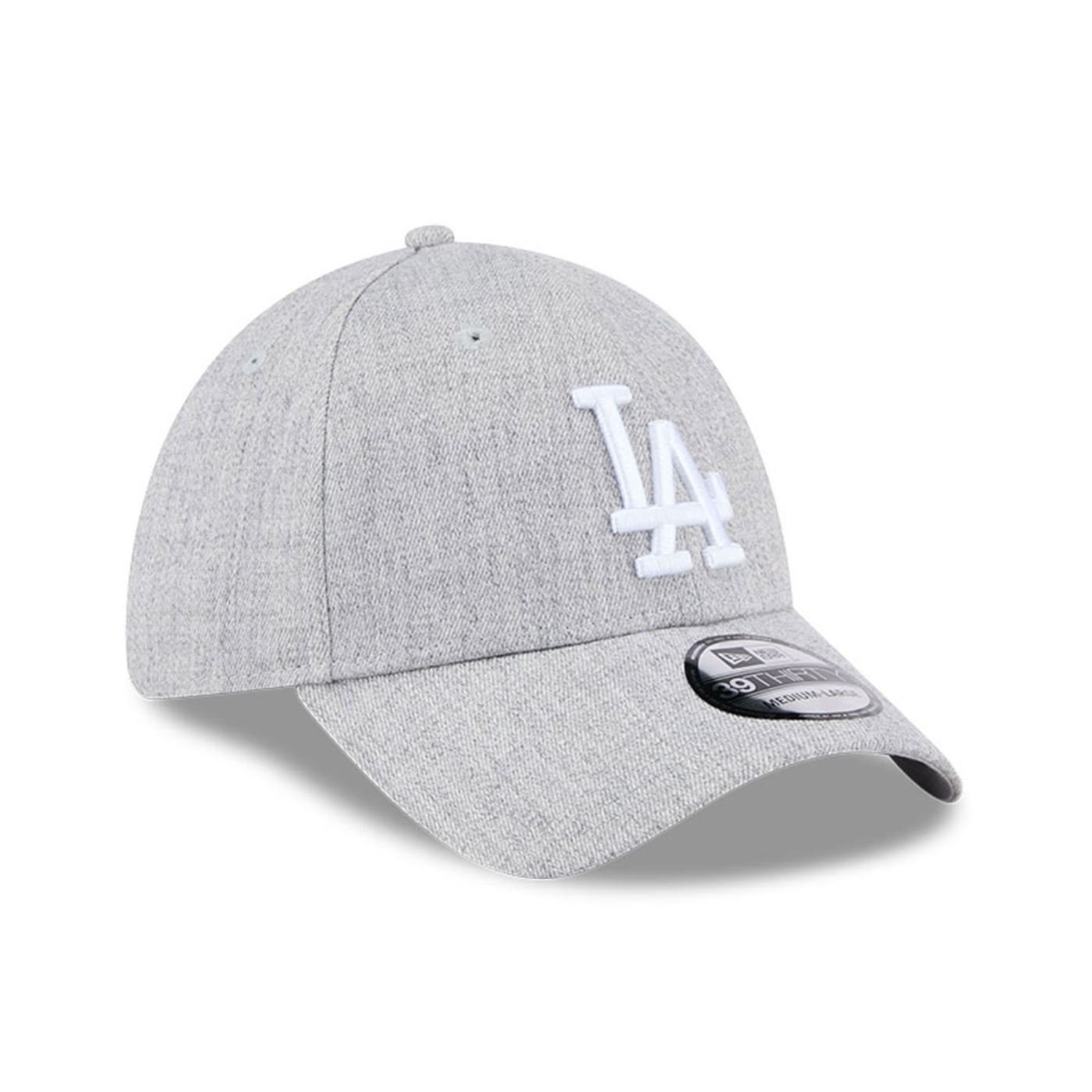 Bone New Era 39THIRTY Los Angeles Dodgers MLB Cinza Cinza 3