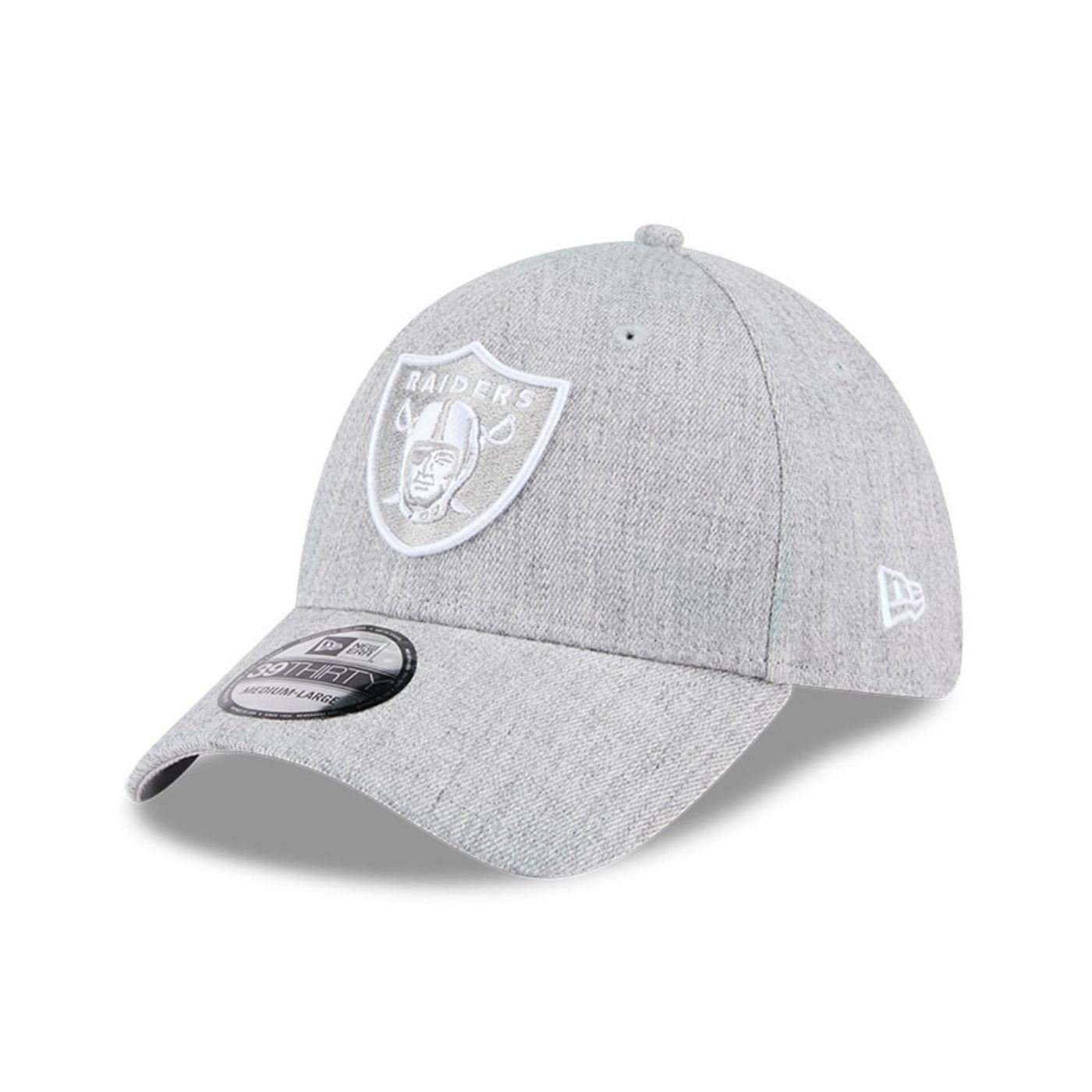 Bone New Era 39THIRTY Las Vegas Raiders NFL Cinza
