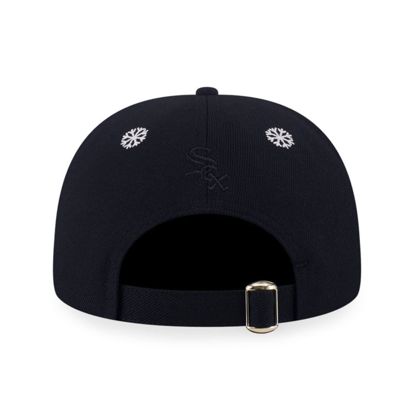 Bone New Era 9FORTY A-FRAME SNAPBACK Chicago White Sox MLB Preto Preto 4