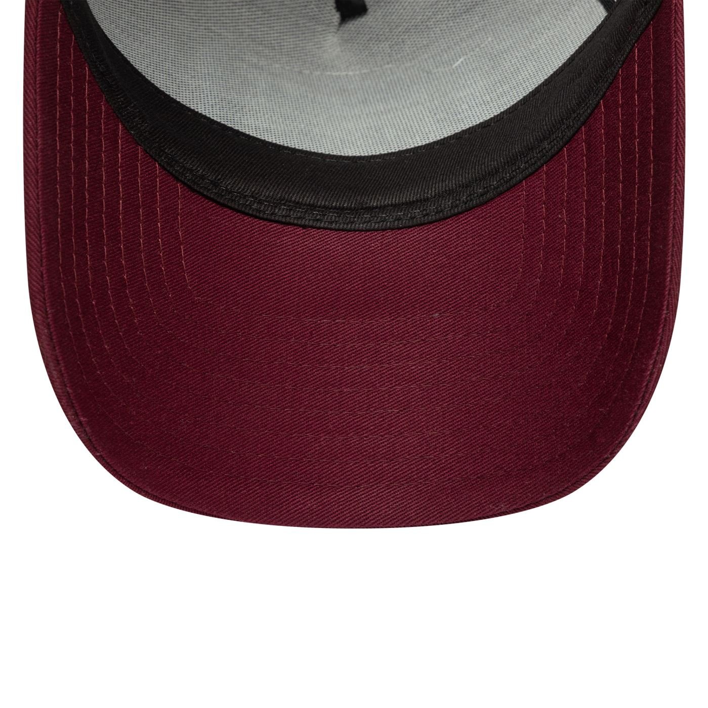 Bone New Era 9FORTY A-Frame Trucker Branded Vermelho Vinho 5