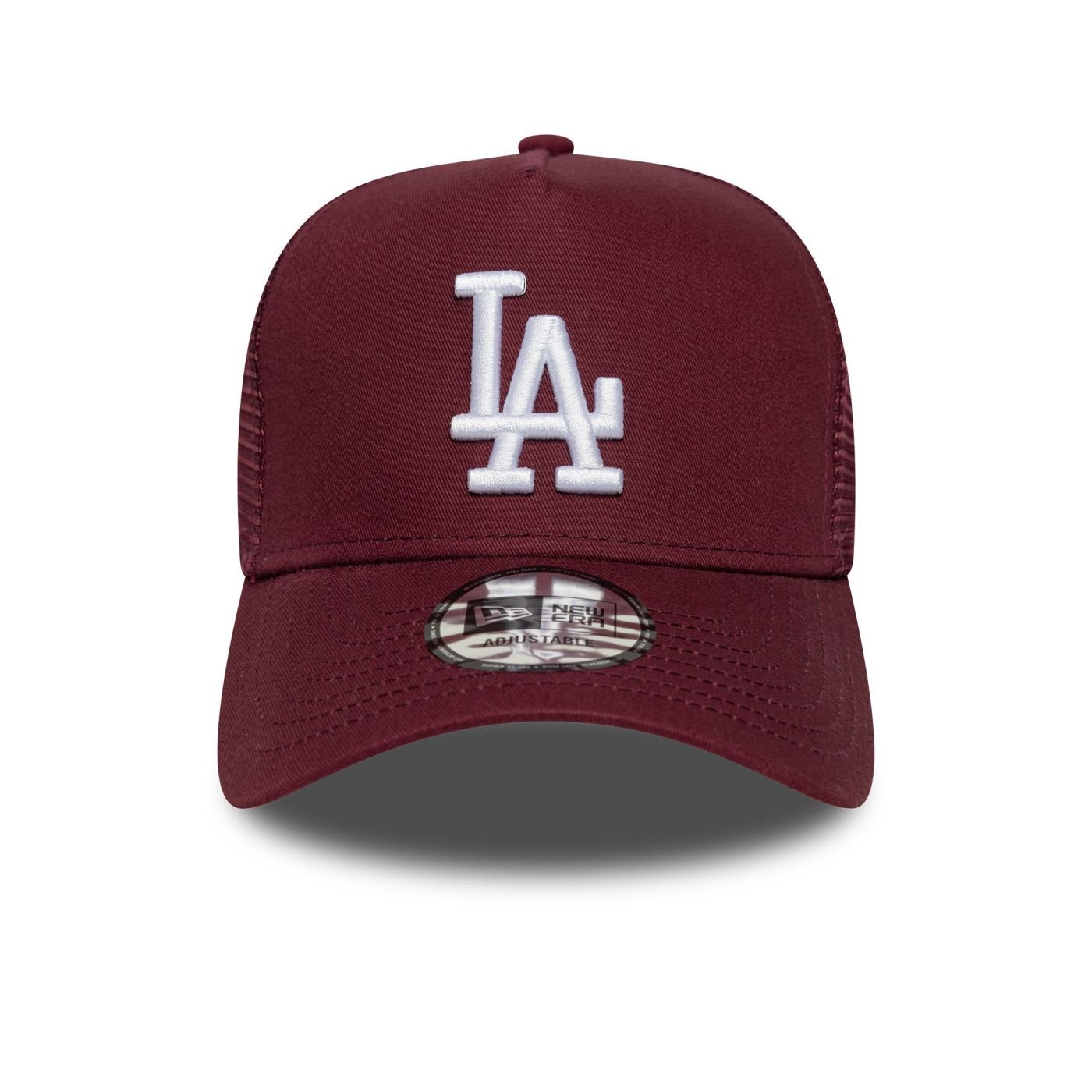 Bone New Era 9FORTY A-FRAME TRUCKER SN Los Angeles Dodgers MLB Vinho Vinho 2
