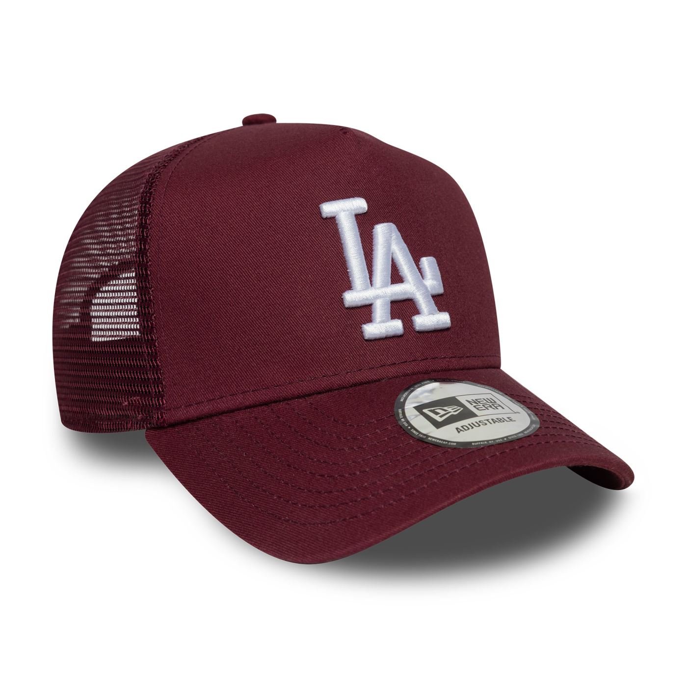 Bone New Era 9FORTY A-FRAME TRUCKER SN Los Angeles Dodgers MLB Vinho Vinho 3