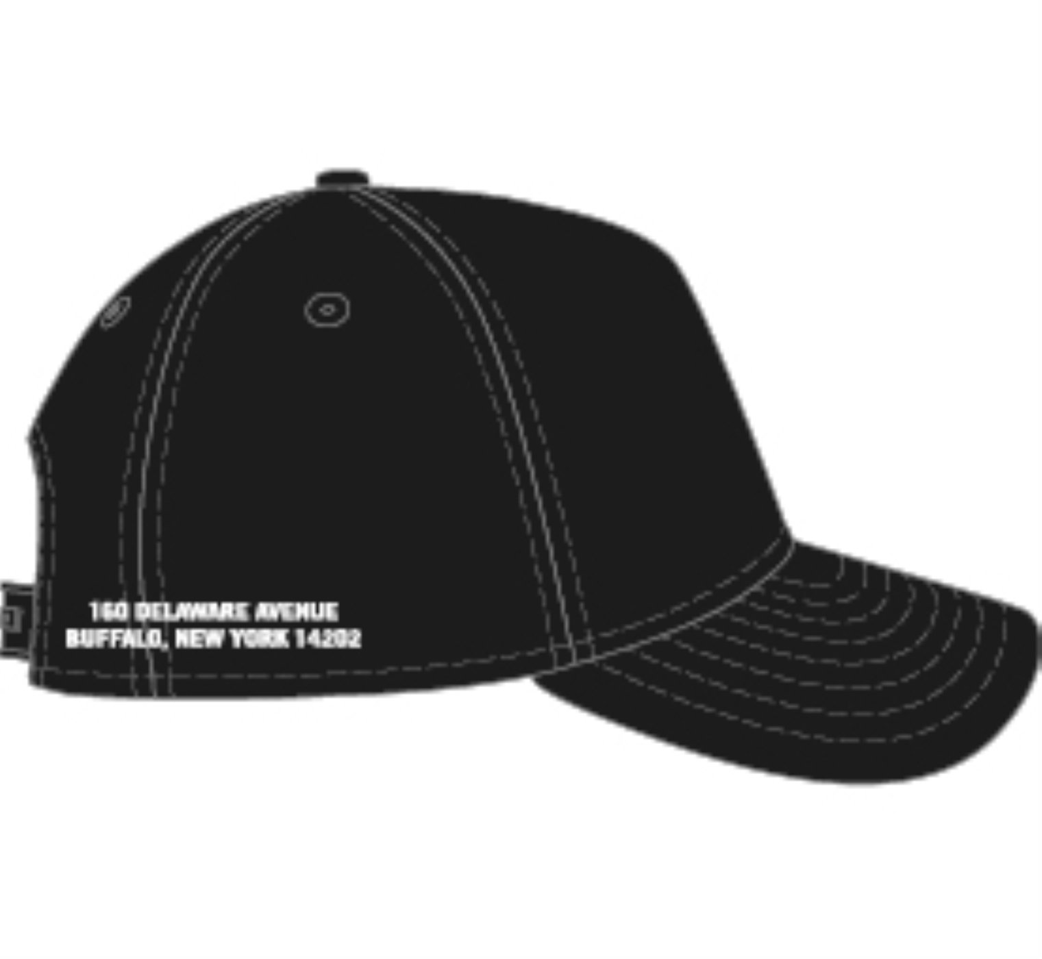 Bone New Era 9TWENTY STRAPBACK Branded Preto Preto 3