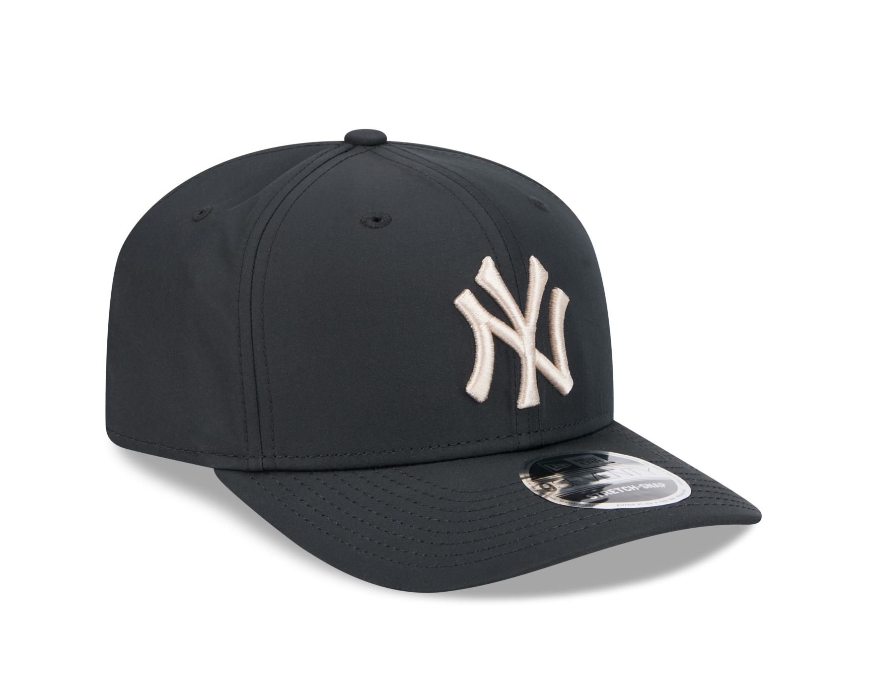 Bone New Era 9SEVENTY STRETCH SNAP New York Yankees MLB Preto Preto 4