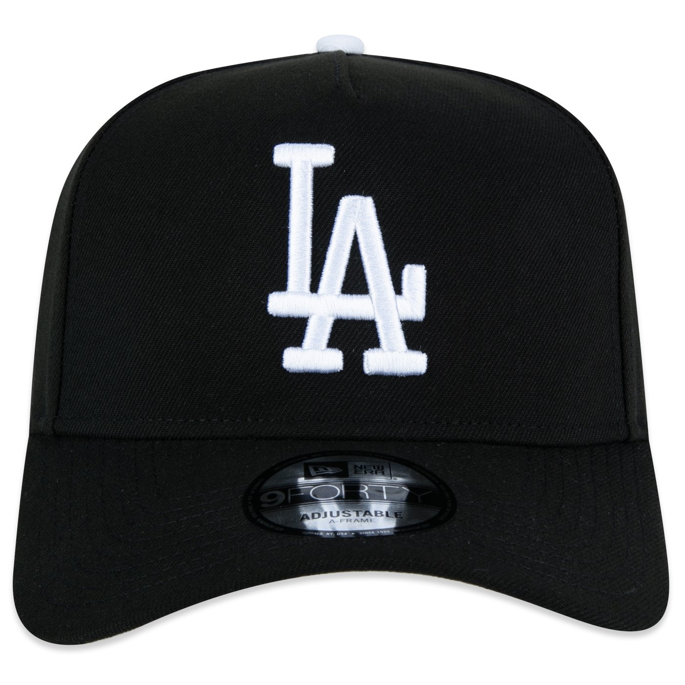 Bone New Era 9FORTY A-Frame Los Angeles Dodgers MLB Preto Preto 3