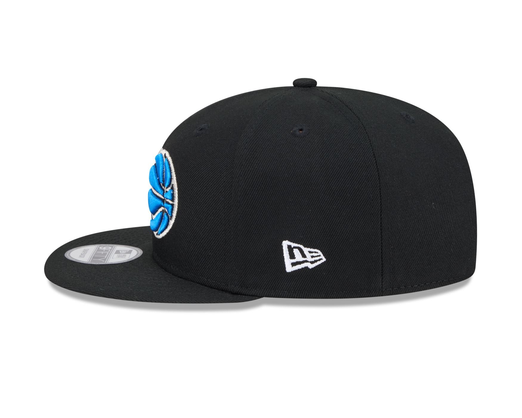 Bone New Era 9FIFTY Orlando Magic NBA Hardwood Preto Preto 3