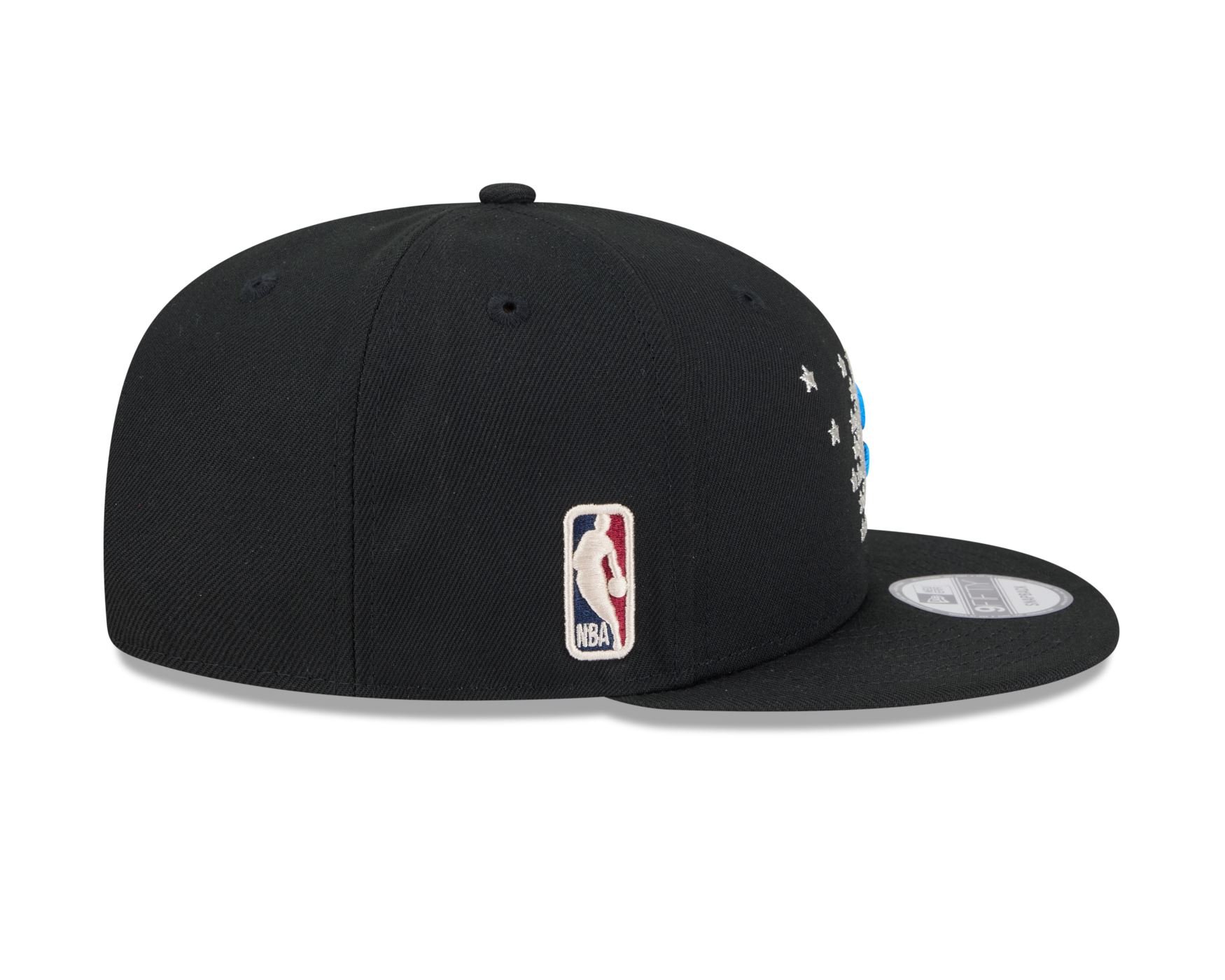 Bone New Era 9FIFTY Orlando Magic NBA Hardwood Preto Preto 5