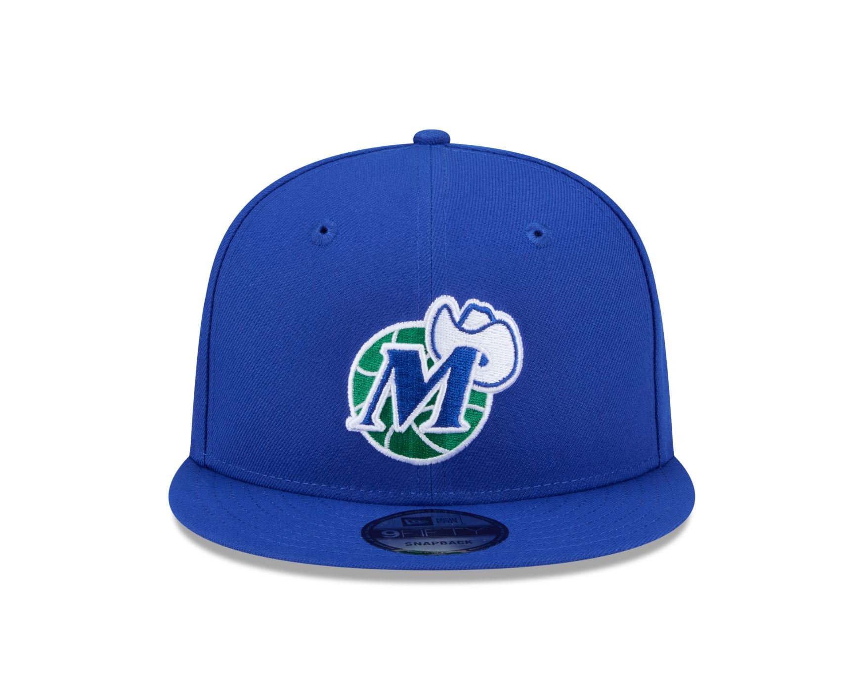 Bone New Era 9FIFTY Dallas Mavericks NBA Hardwood Azul Azul 2
