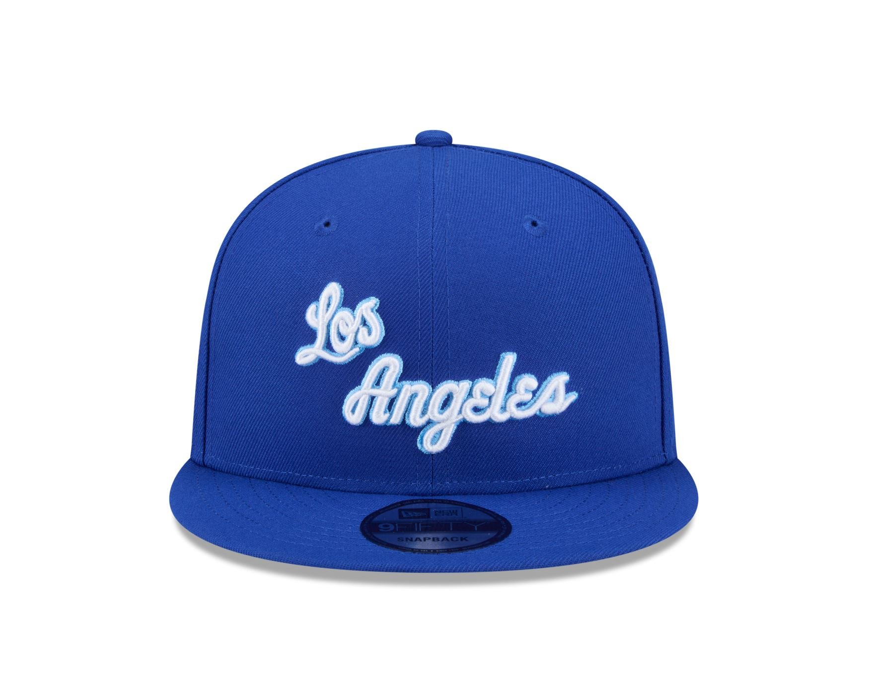 Bone New Era 9FIFTY Los Angeles Lakers NBA Hardwood Azul Azul 2