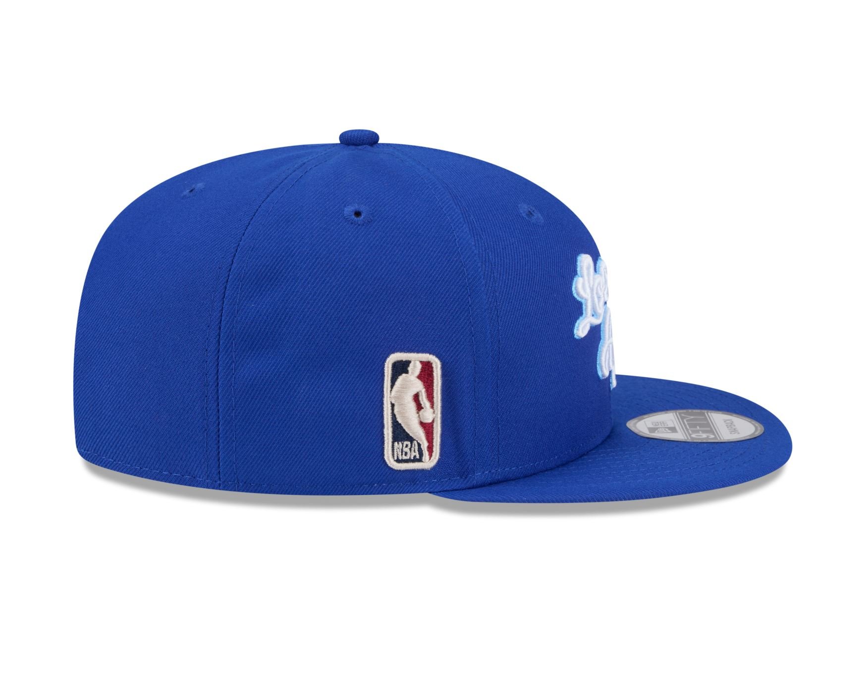 Bone New Era 9FIFTY Los Angeles Lakers NBA Hardwood Azul Azul 5