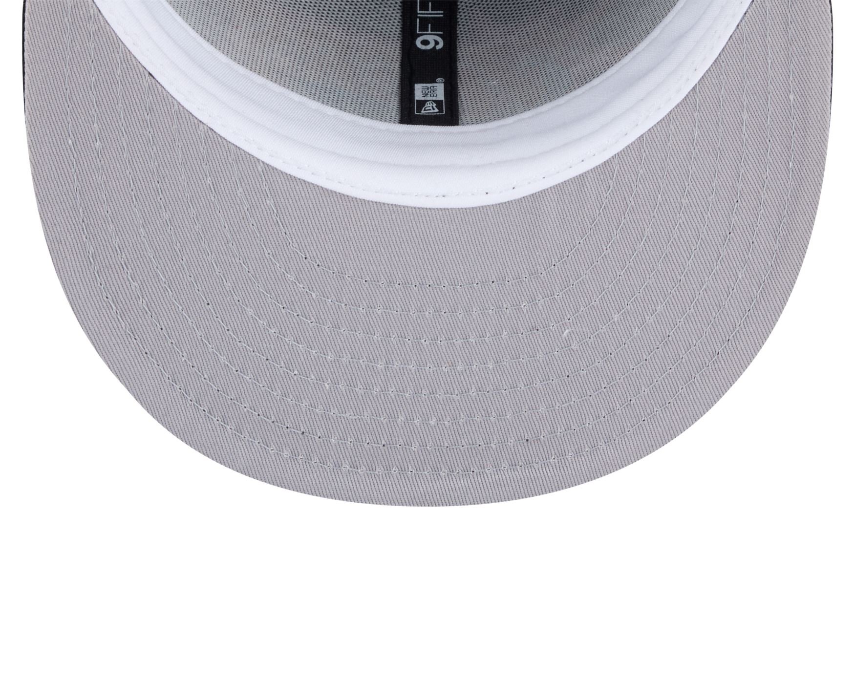 Bone New Era 9FIFTY Philadelphia 76ers NBA Hardwood Preto Preto 6