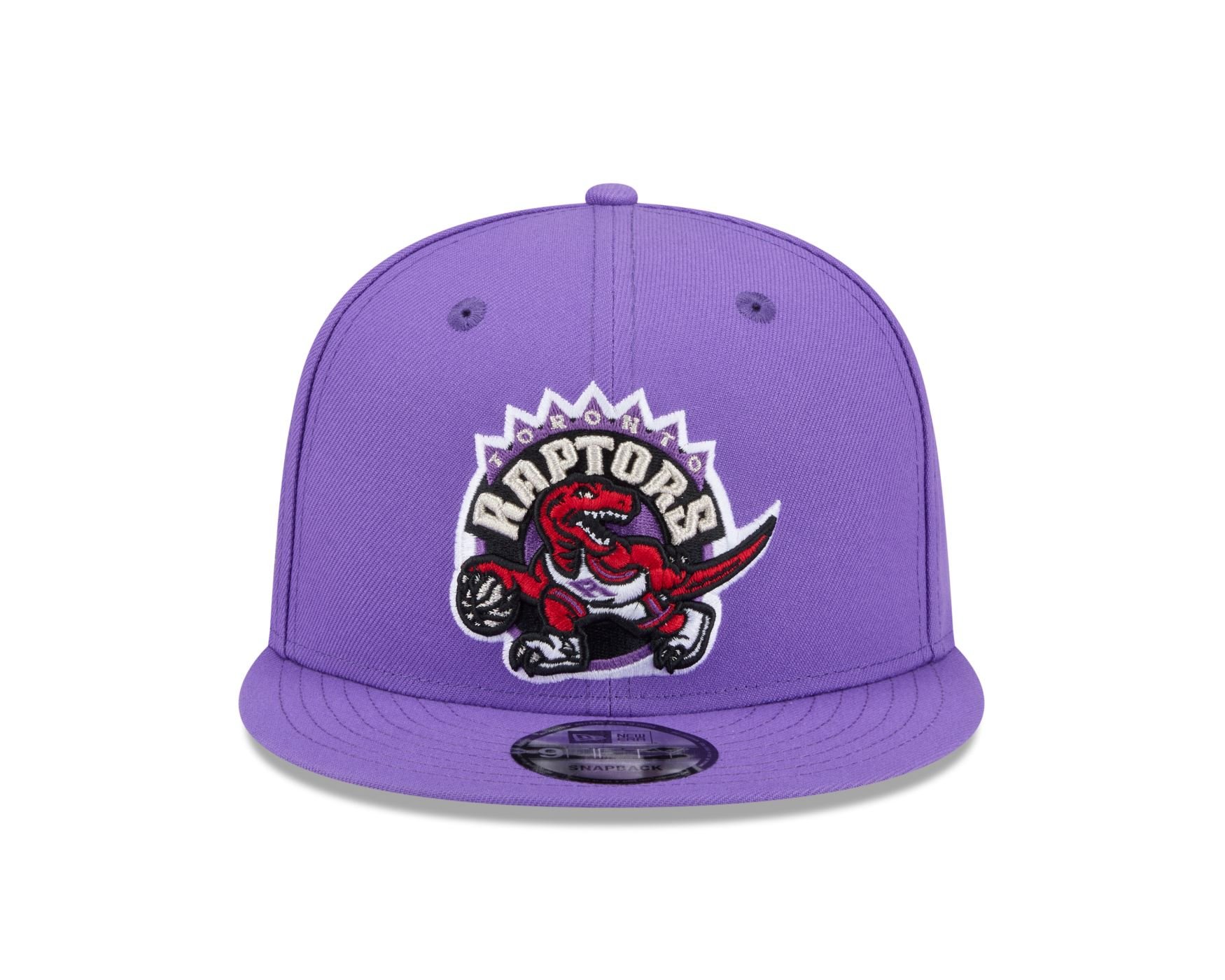 Bone New Era 9FIFTY Toronto Raptors NBA Hardwood Roxo Roxo 2