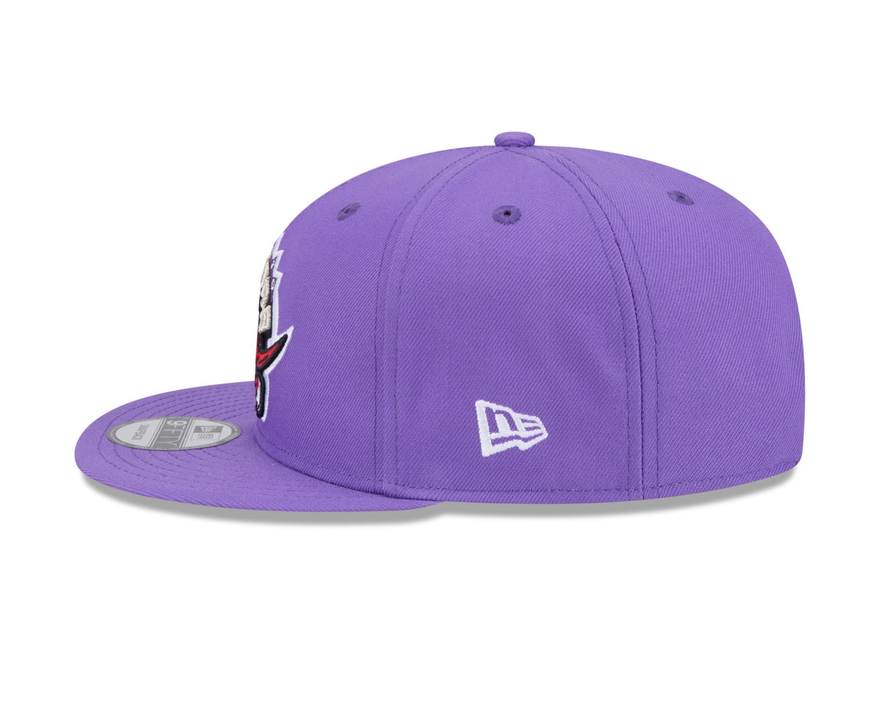 Bone New Era 9FIFTY Toronto Raptors NBA Hardwood Roxo Roxo 3