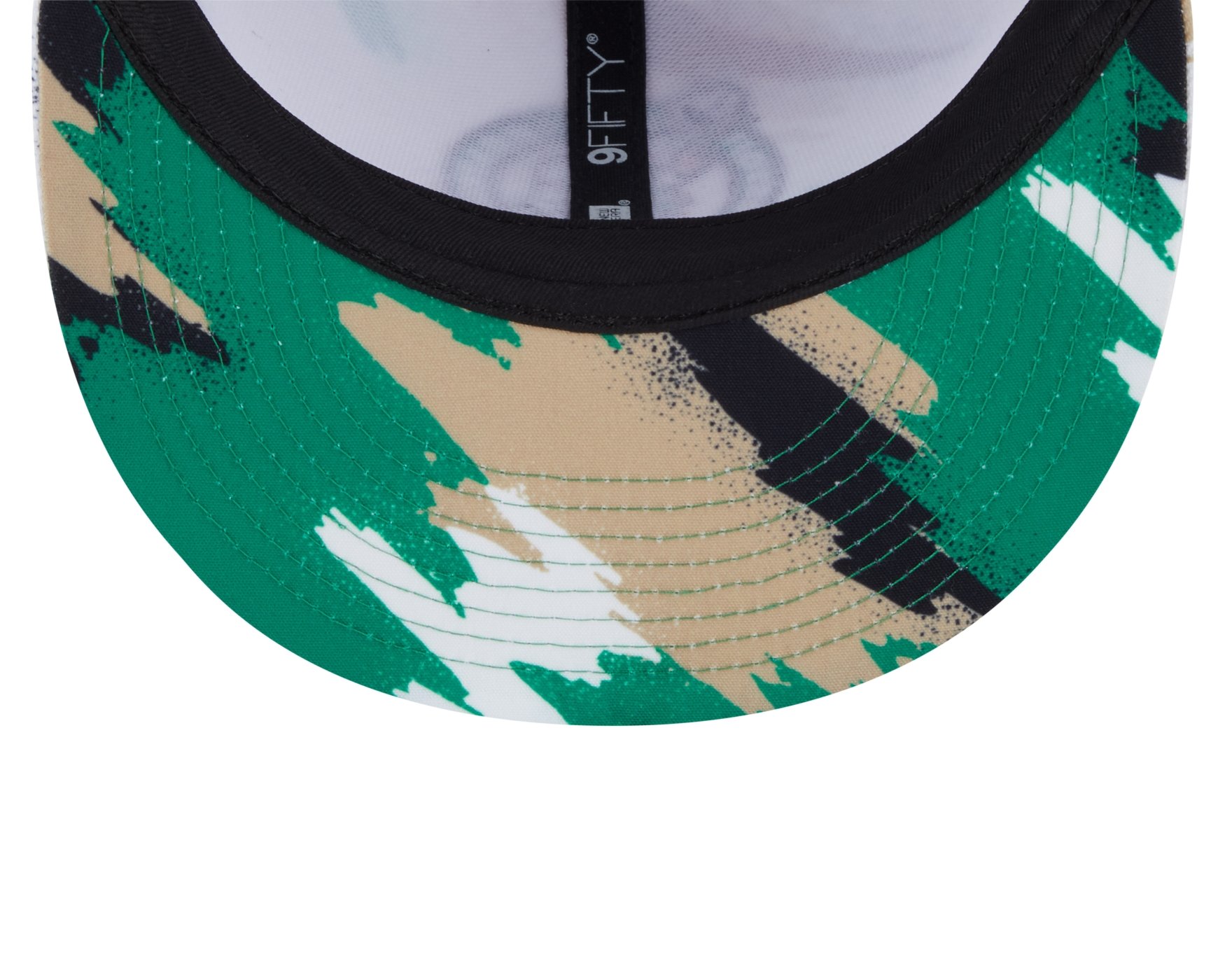 Bone New Era 9FIFTY SNAPBACK Boston Celtics NBA Branco Branco 4