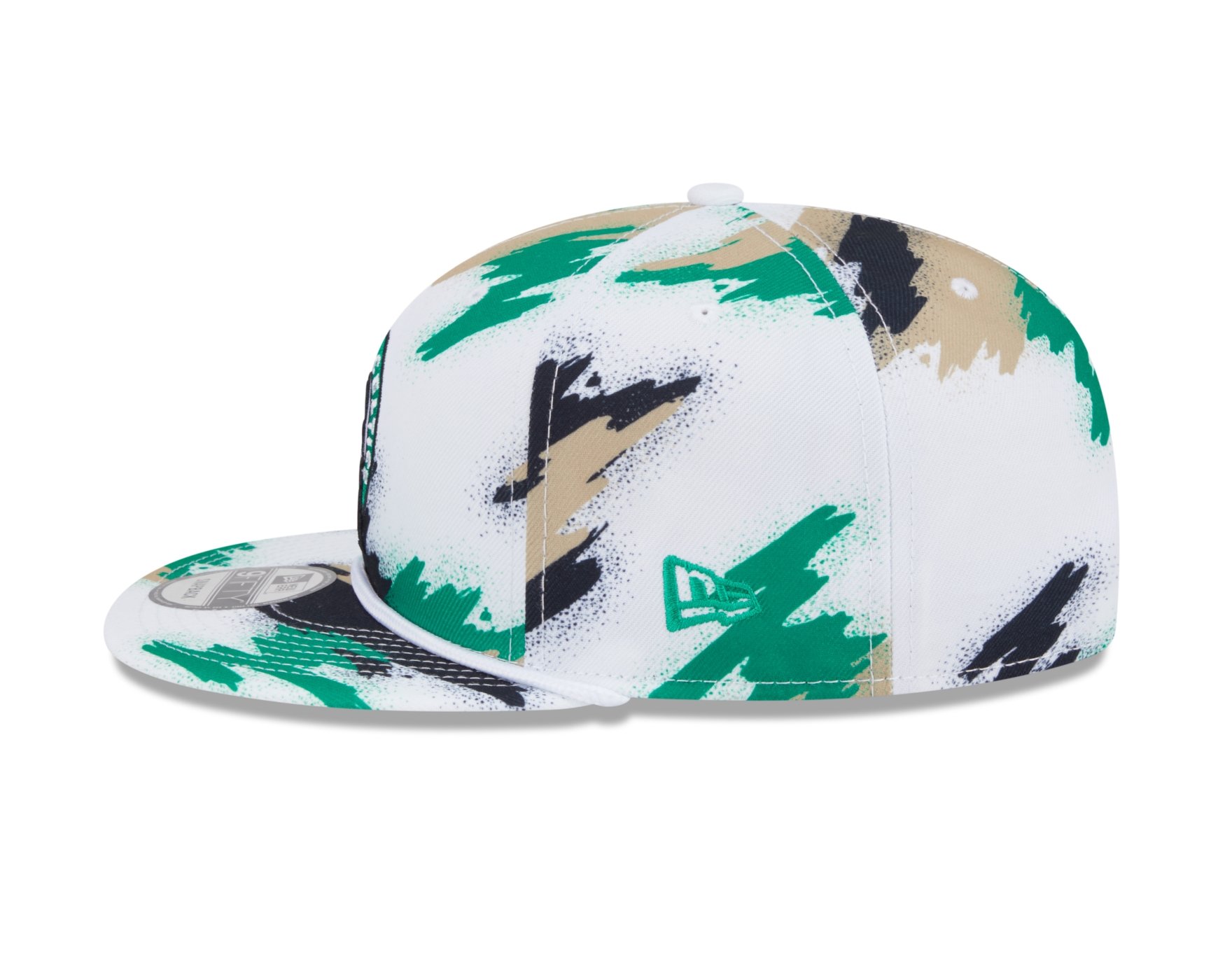 Bone New Era 9FIFTY SNAPBACK Boston Celtics NBA Branco Branco 5