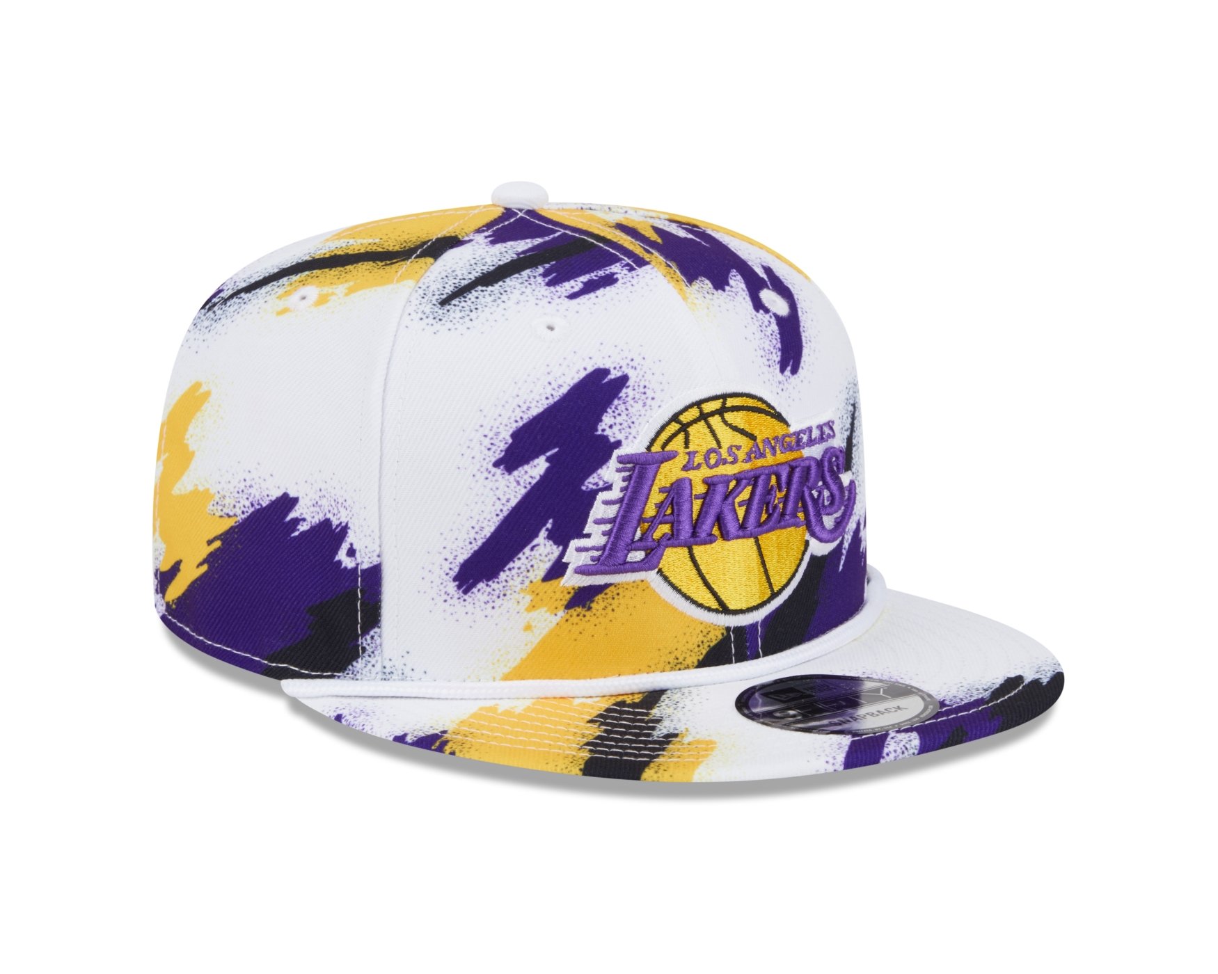 Bone New Era 9FIFTY SNAPBACK Los Angeles Lakers NBA Branco Branco 2