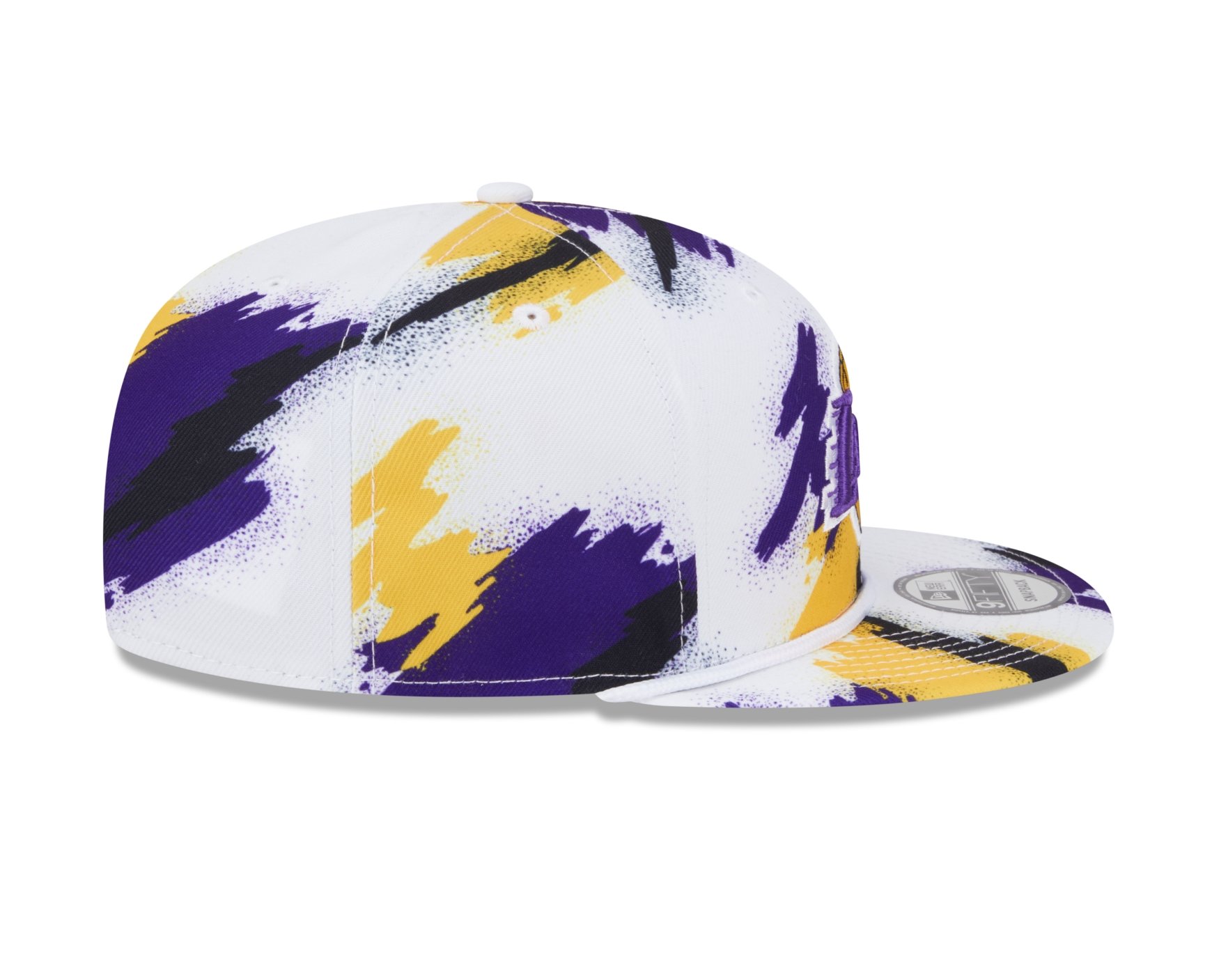 Bone New Era 9FIFTY SNAPBACK Los Angeles Lakers NBA Branco Branco 3