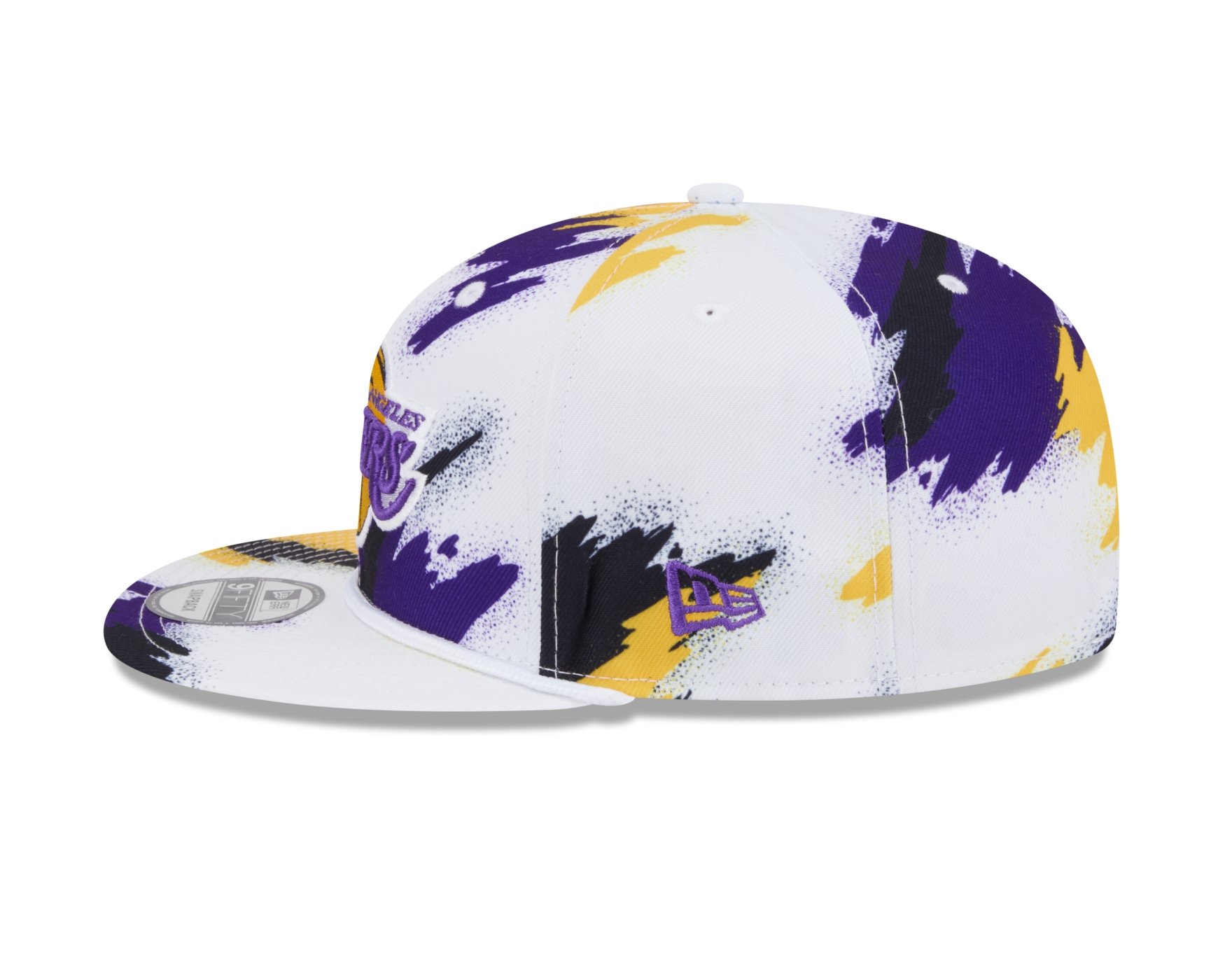 Bone New Era 9FIFTY SNAPBACK Los Angeles Lakers NBA Branco Branco 6