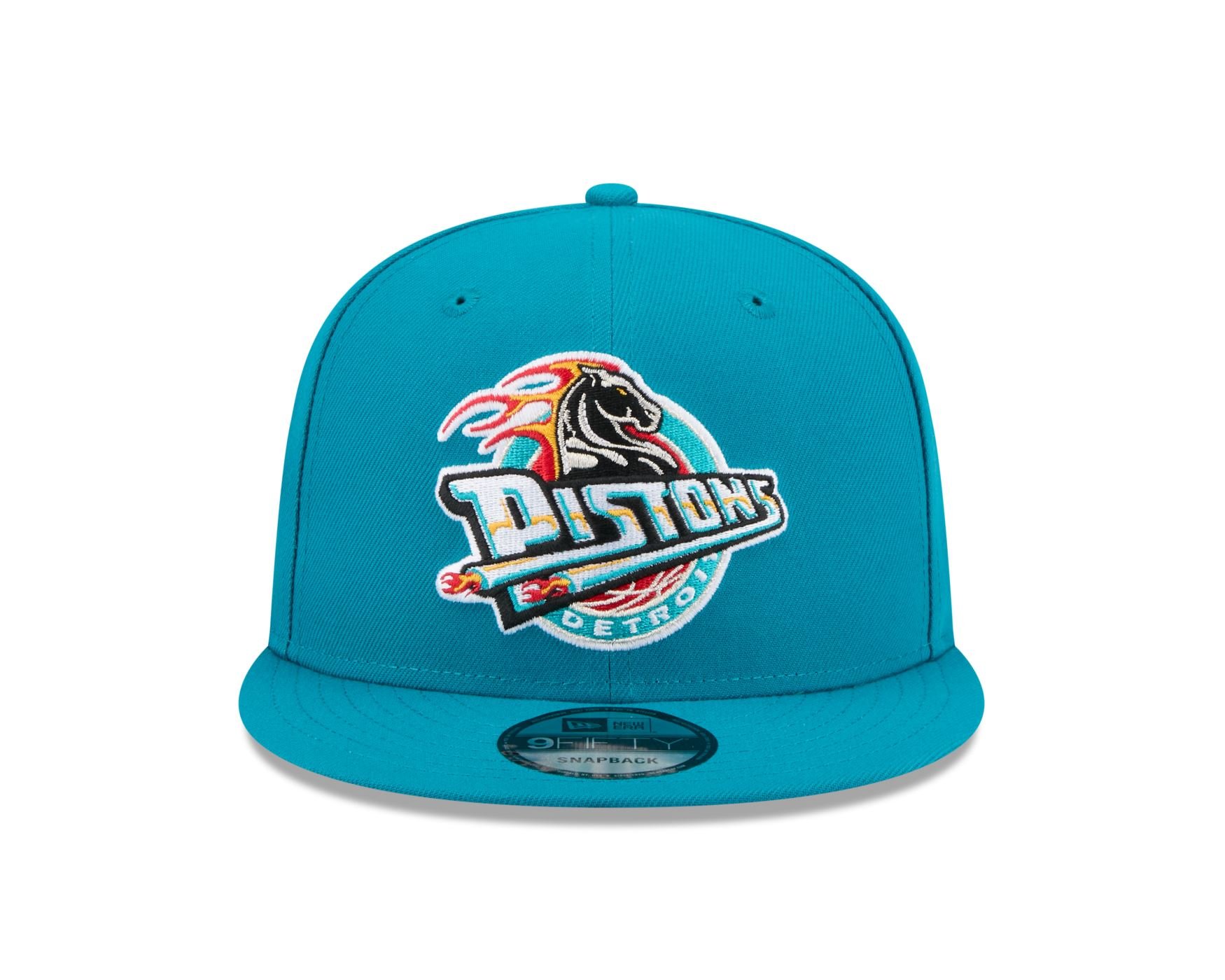 Bone New Era 9FIFTY Detroit Pistons NBA Hardwood Azul Azul 2