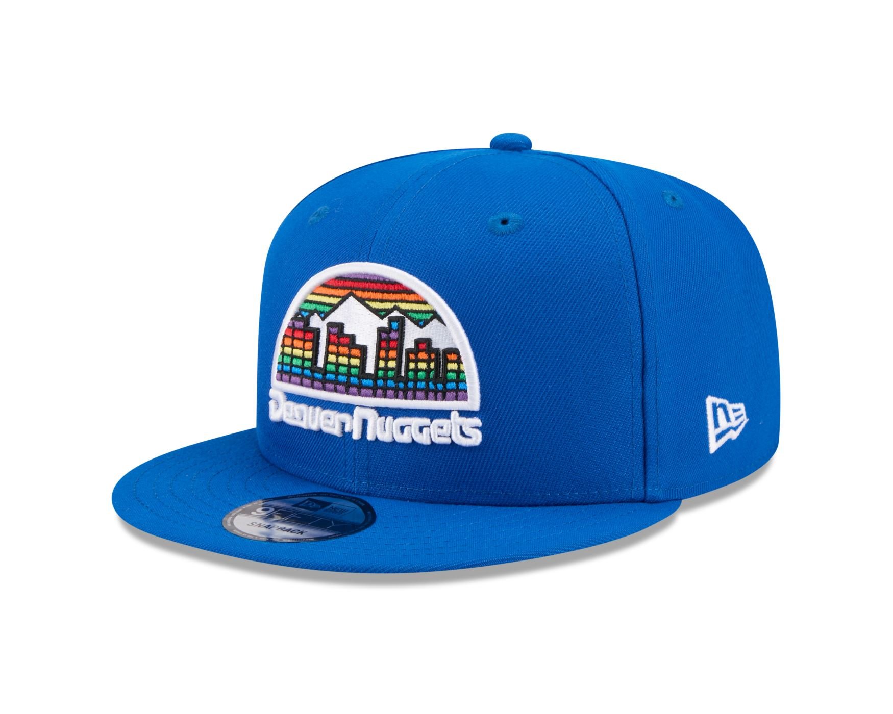 Bone New Era 9FIFTY Denver Nuggets NBA Hardwood Azul