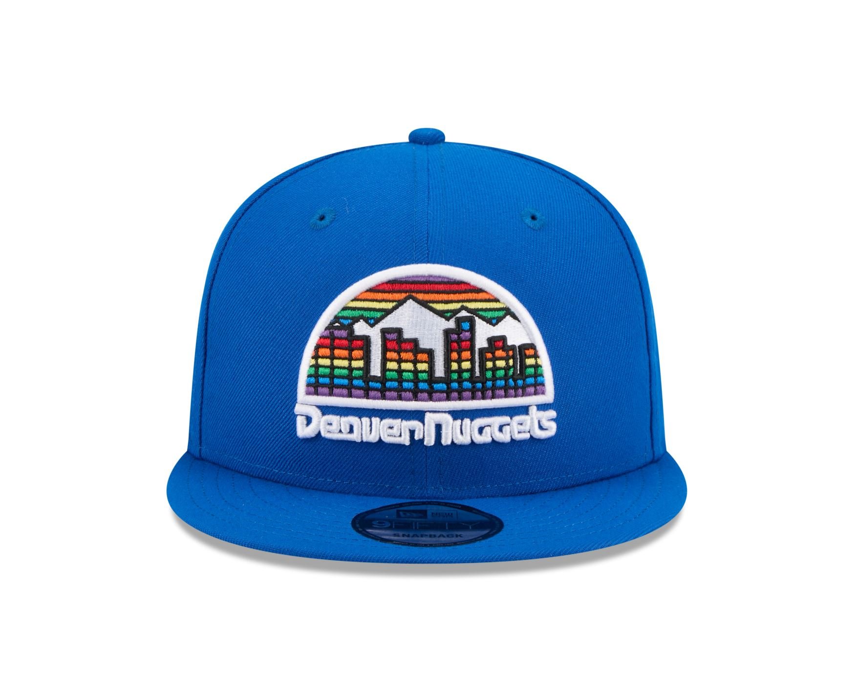 Bone New Era 9FIFTY Denver Nuggets NBA Hardwood Azul Azul 2