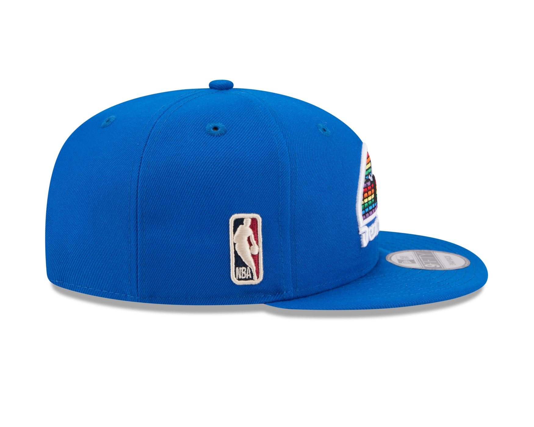 Bone New Era 9FIFTY Denver Nuggets NBA Hardwood Azul Azul 5