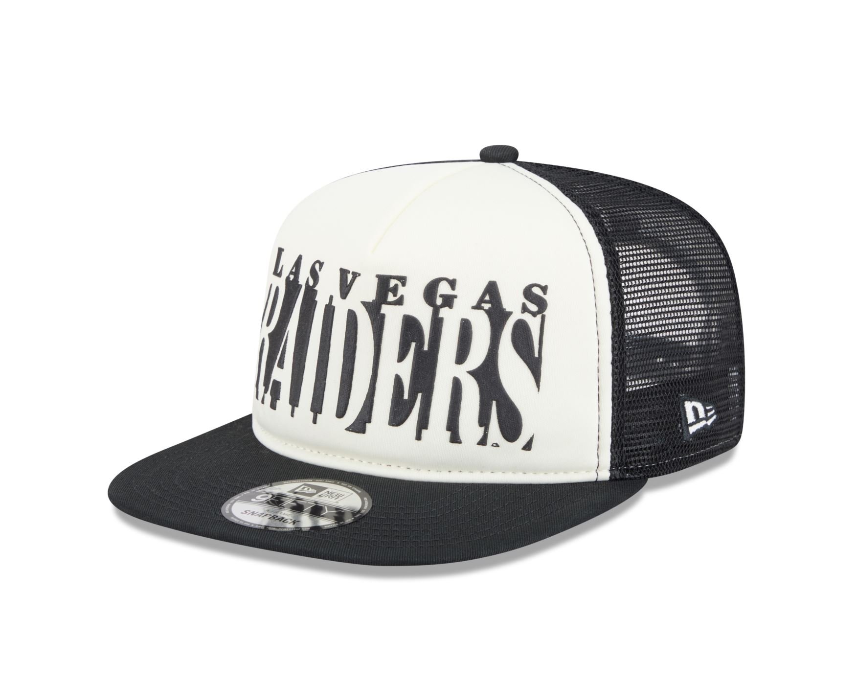 Bone New Era 9FIFTY A-FRAME SNAPBACK Las Vegas Raiders NFL Preto