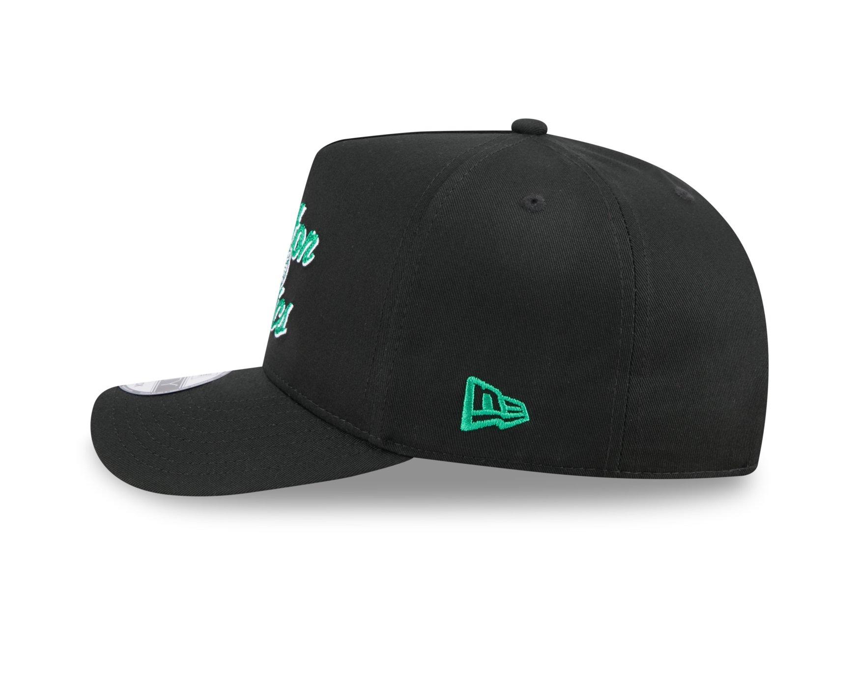 Bone New Era 9FIFTY A-FRAME SNAPBACK Boston Celtics NBA Preto Preto 6