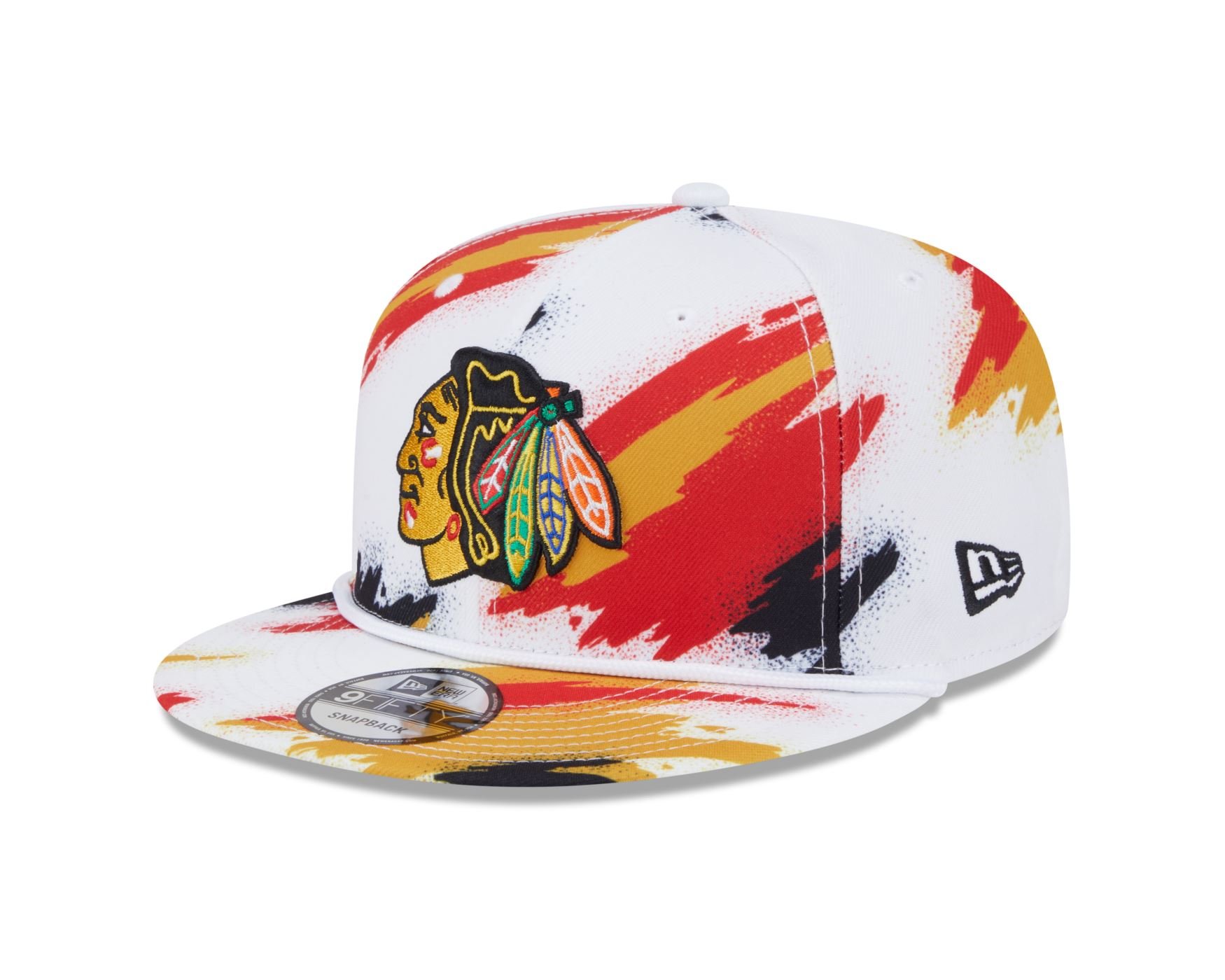 Bone New Era 9FIFTY SNAPBACK Chicago Blackhawks NHL Branco