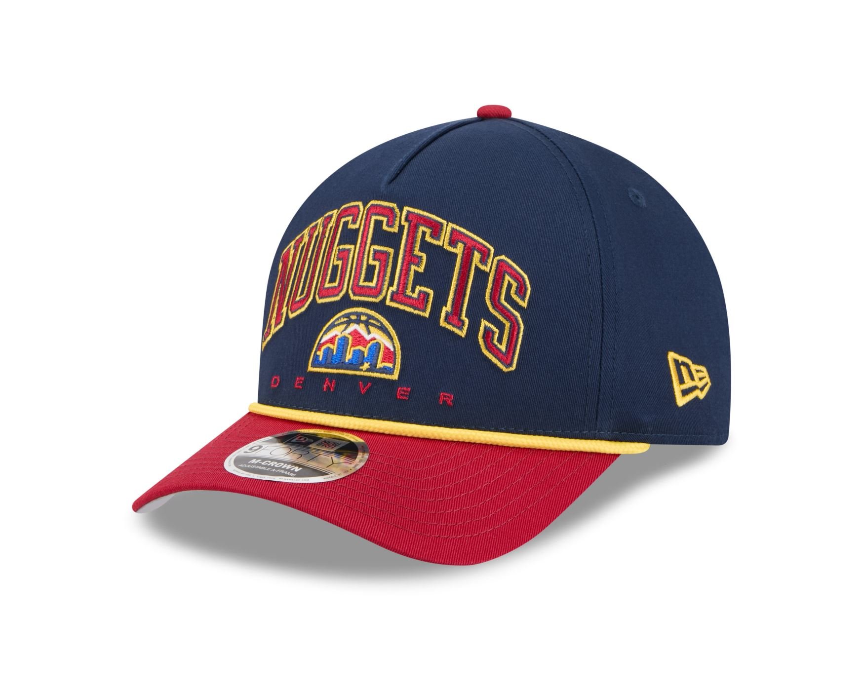 Bone New Era 9FORTY M-CROWN A-FRAME Denver Nuggets NBA Azul