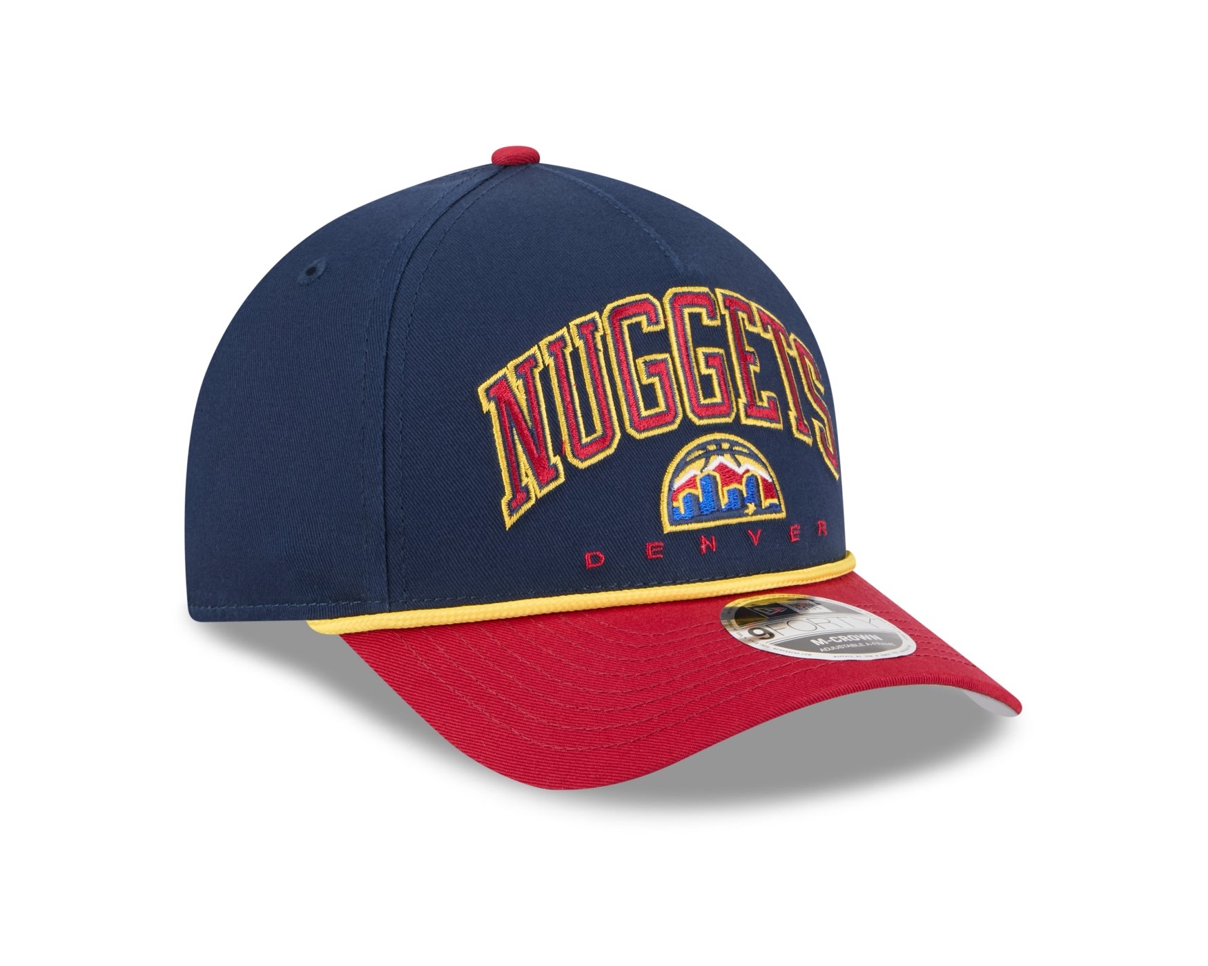 Bone New Era 9FORTY M-CROWN A-FRAME Denver Nuggets NBA Azul Azul/Vermelho 2