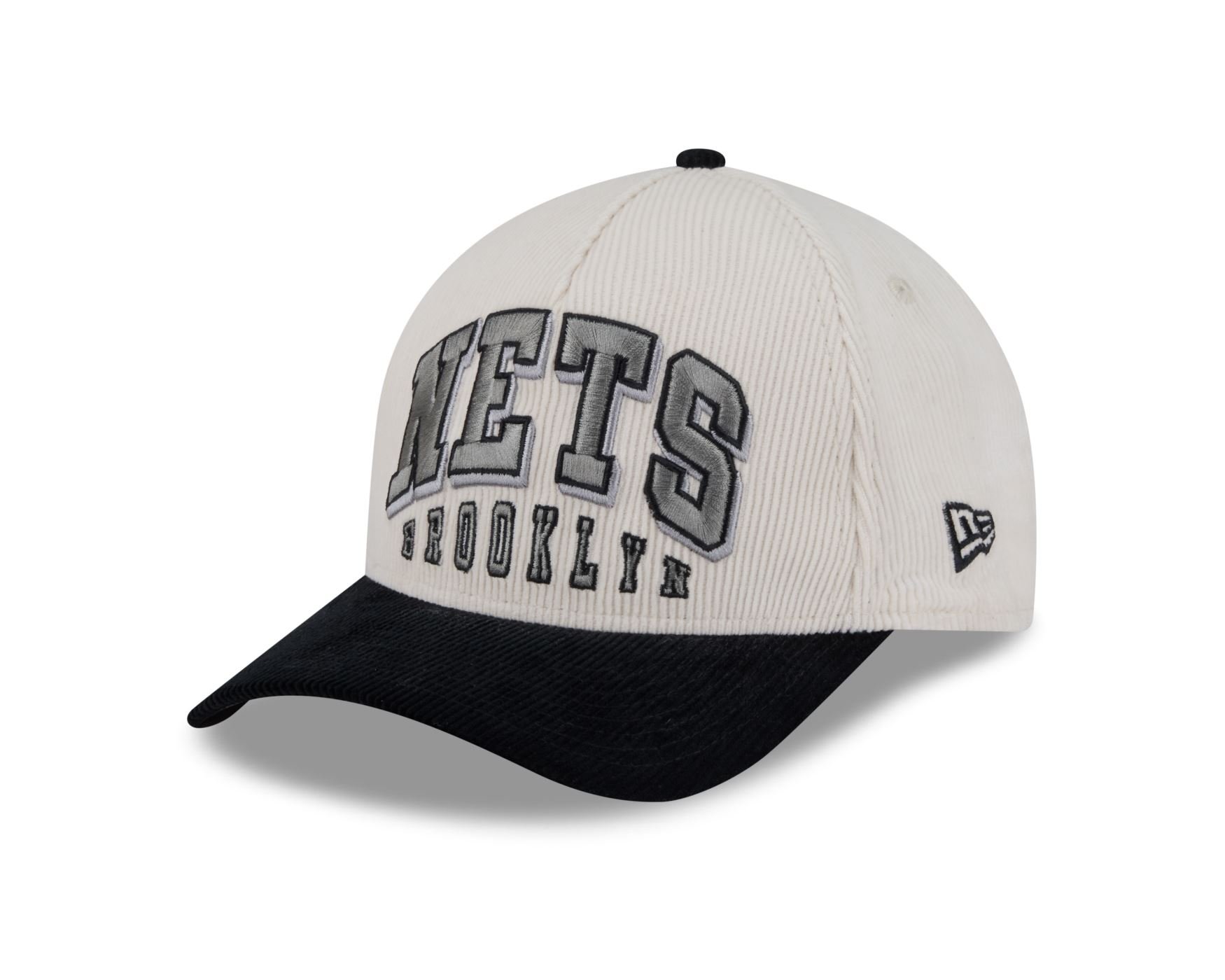 Bone New Era 9FORTY M-CROWN A-FRAME Brooklyn Nets NBA Preto