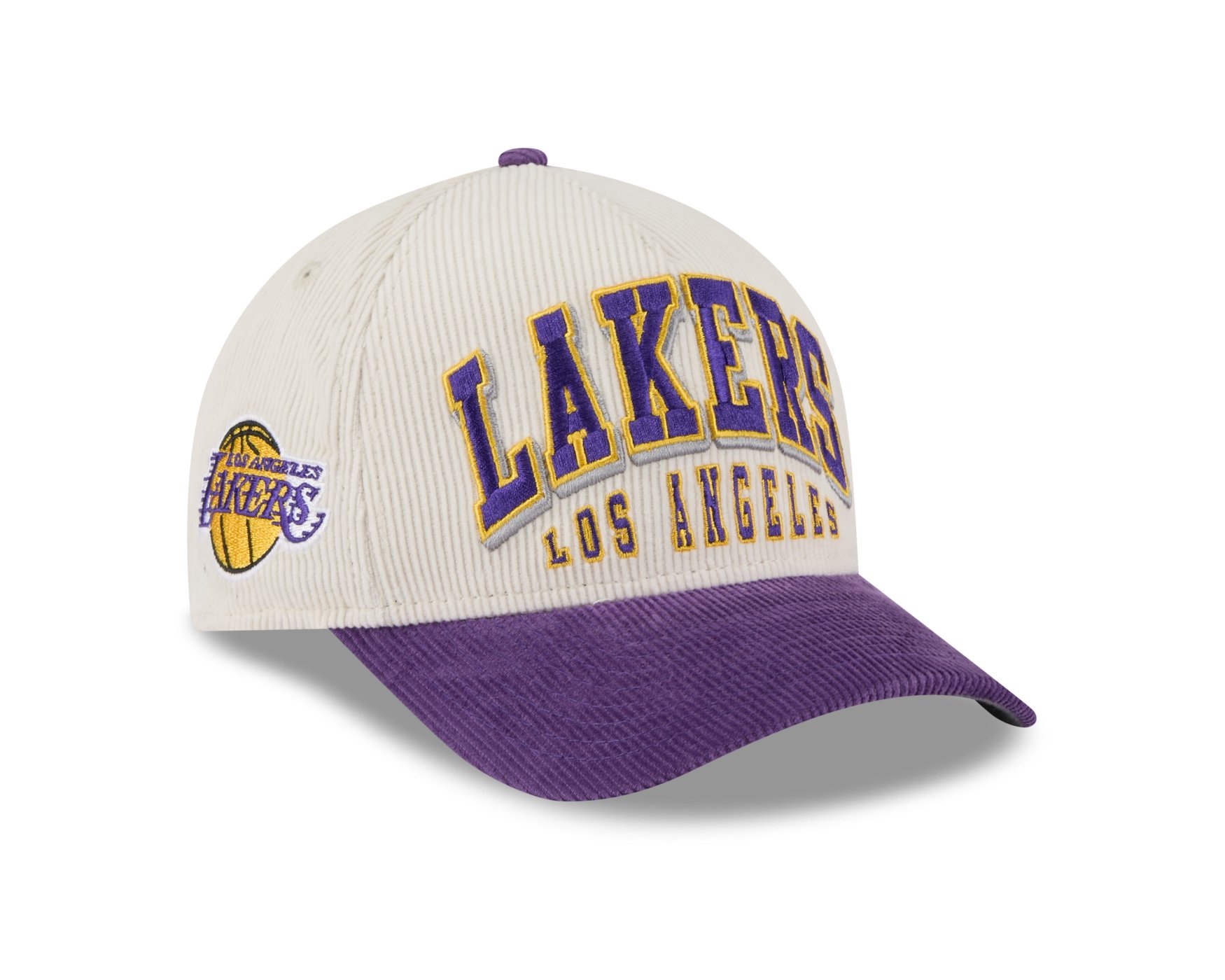 Bone New Era 9FORTY M-CROWN A-FRAME Los Angeles Lakers NBA Roxo Branco/Roxo 2