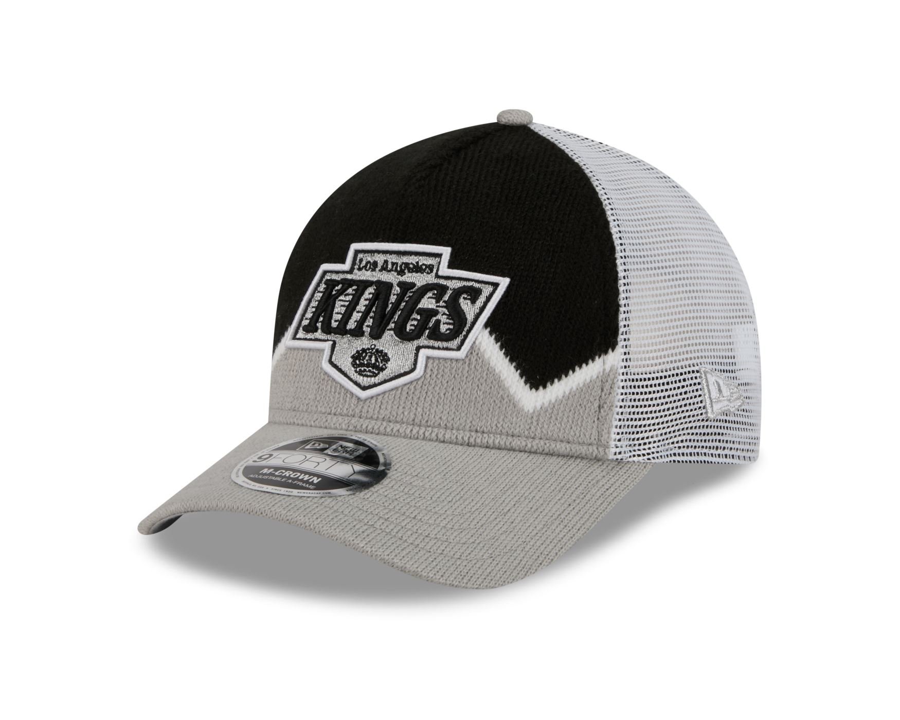 Bone New Era 9FORTY M-CROWN A-FRAME Los Angeles Kings NHL Preto