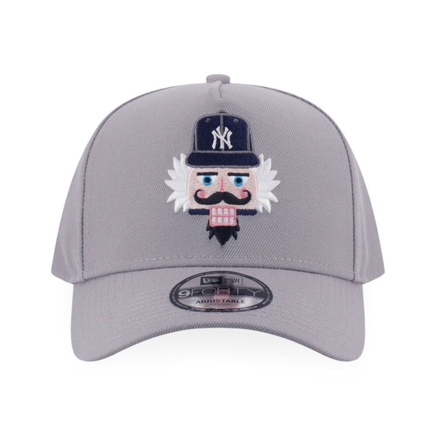 Bone New Era 9FORTY A-FRAME SNAPBACK New York Yankees MLB Cinza Cinza 2