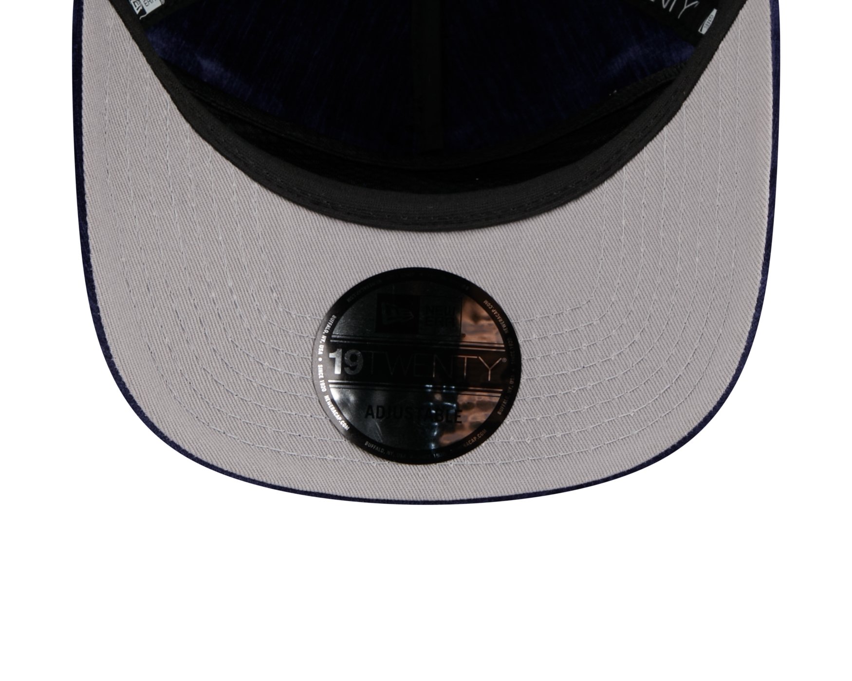 Bone New Era 19TWENTY STRAPBACK Detroit Tigers Marinho Marinho 4