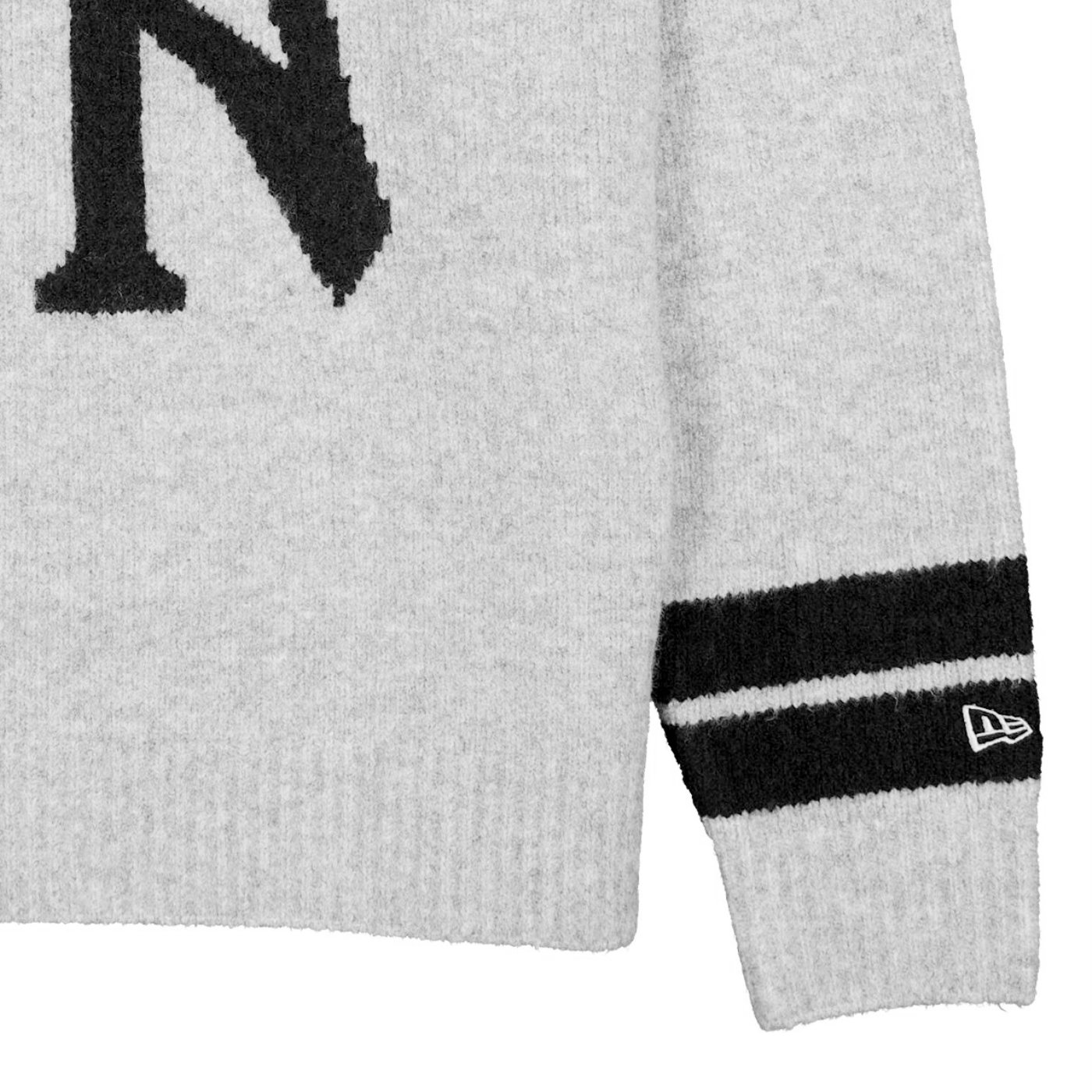 Moletom New Era Careca New York Yankees MLB Cinza Cinza 4