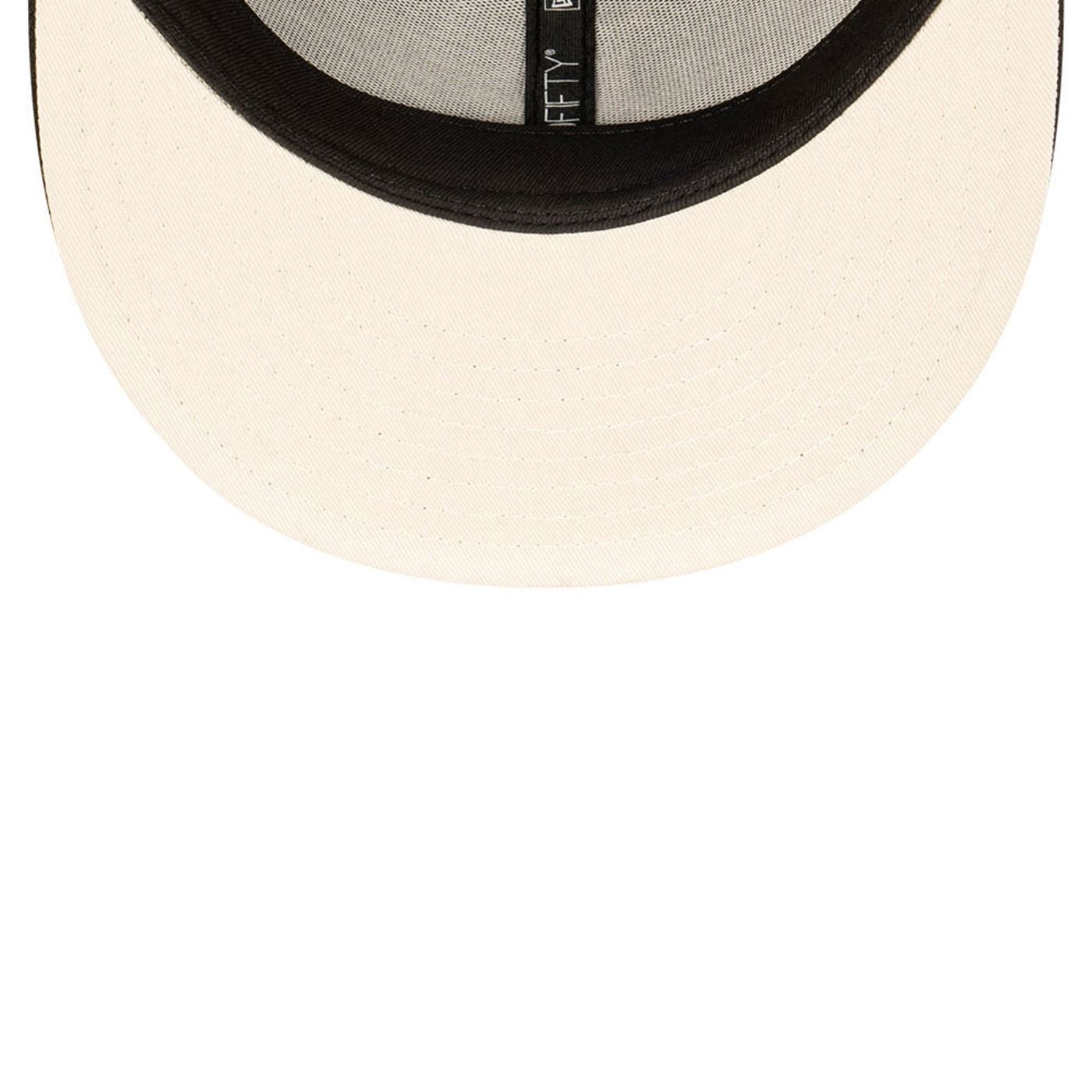 Bone New Era 9FIFTY SNAPBACK Oakland Athletics MLB Preto Preto 6