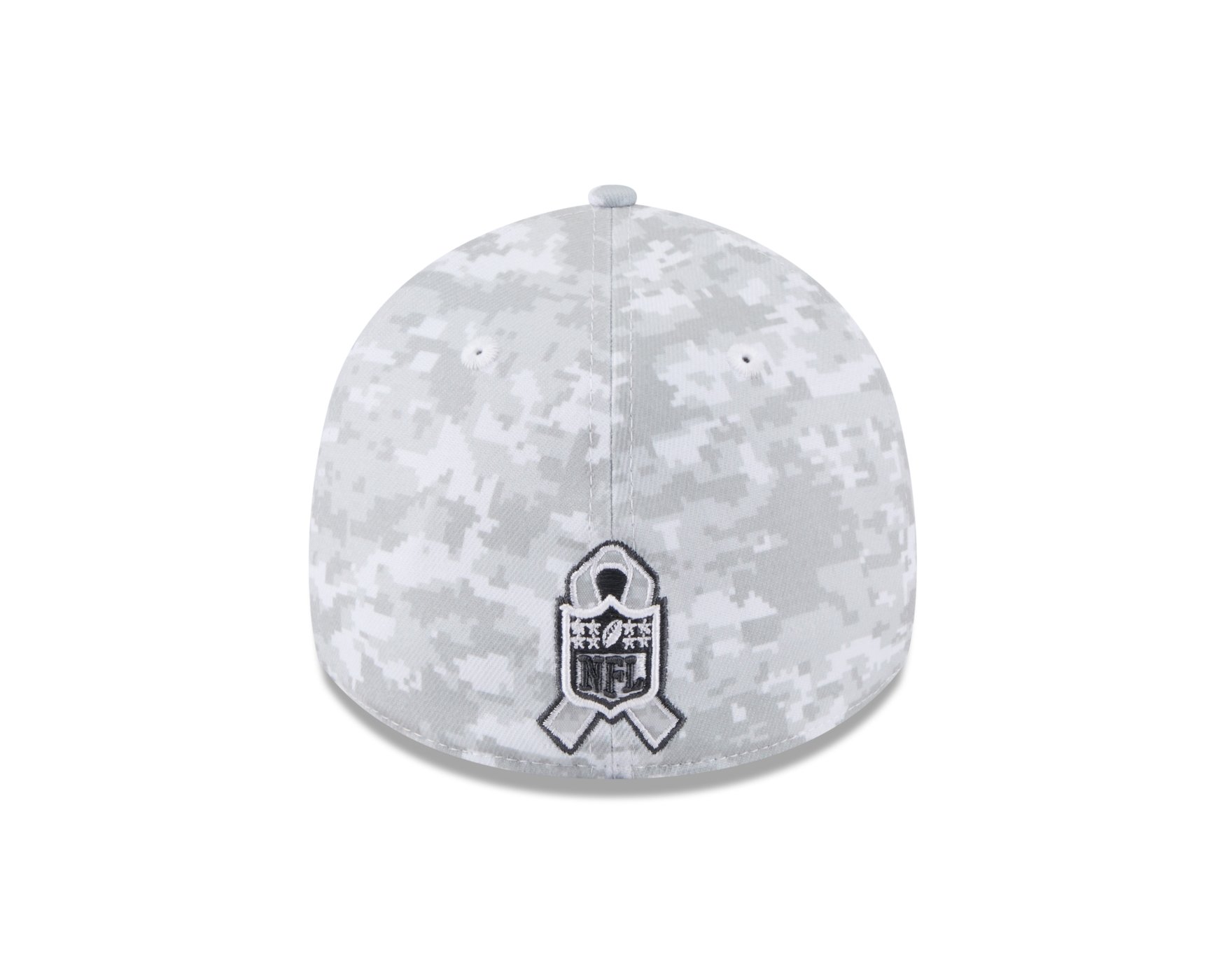 Bone New Era 39THIRTY Minnesota Vikings NFL Salute Service 2025 Militar Cinza 4