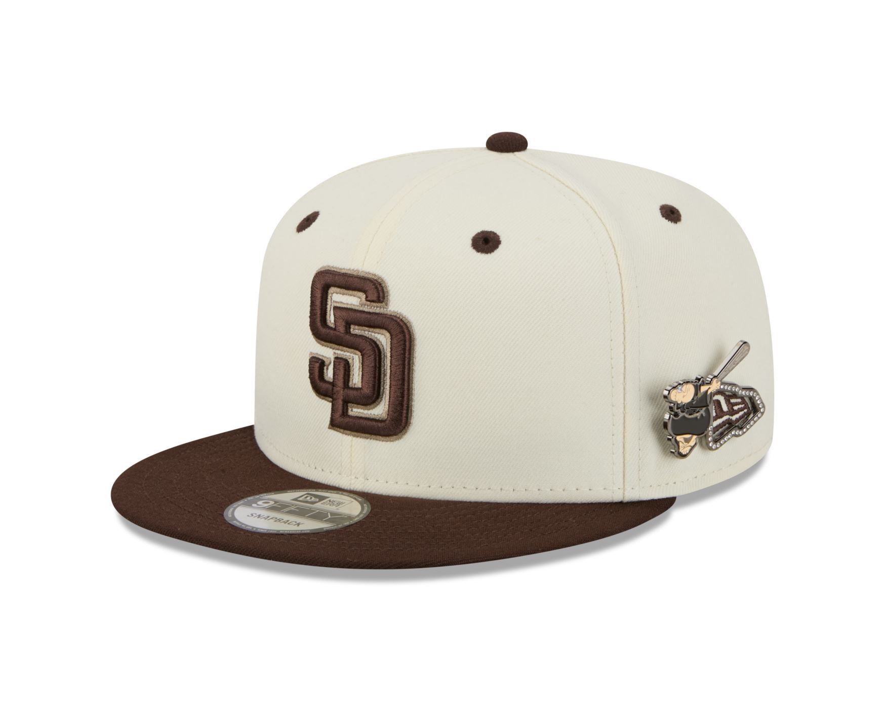 Bone New Era 9FIFTY SNAPBACK San Diego Padres MLB Off White