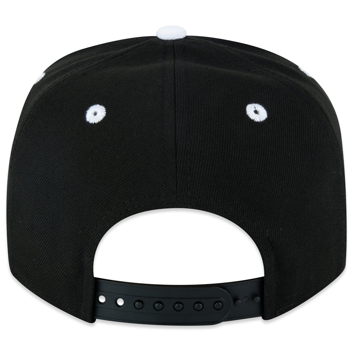 Bone New Era  9FORTY A-Frame Los Angeles Lakers NBA Preto Preto 6