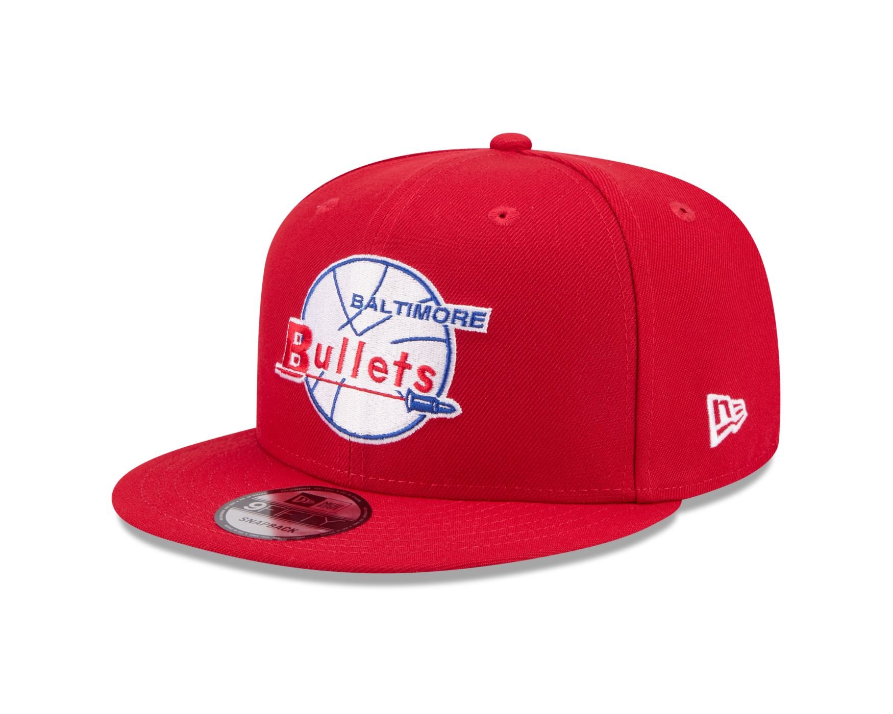 Bone New Era  950 Baltimore Bullets NBA Hardwood Classics Vermelho