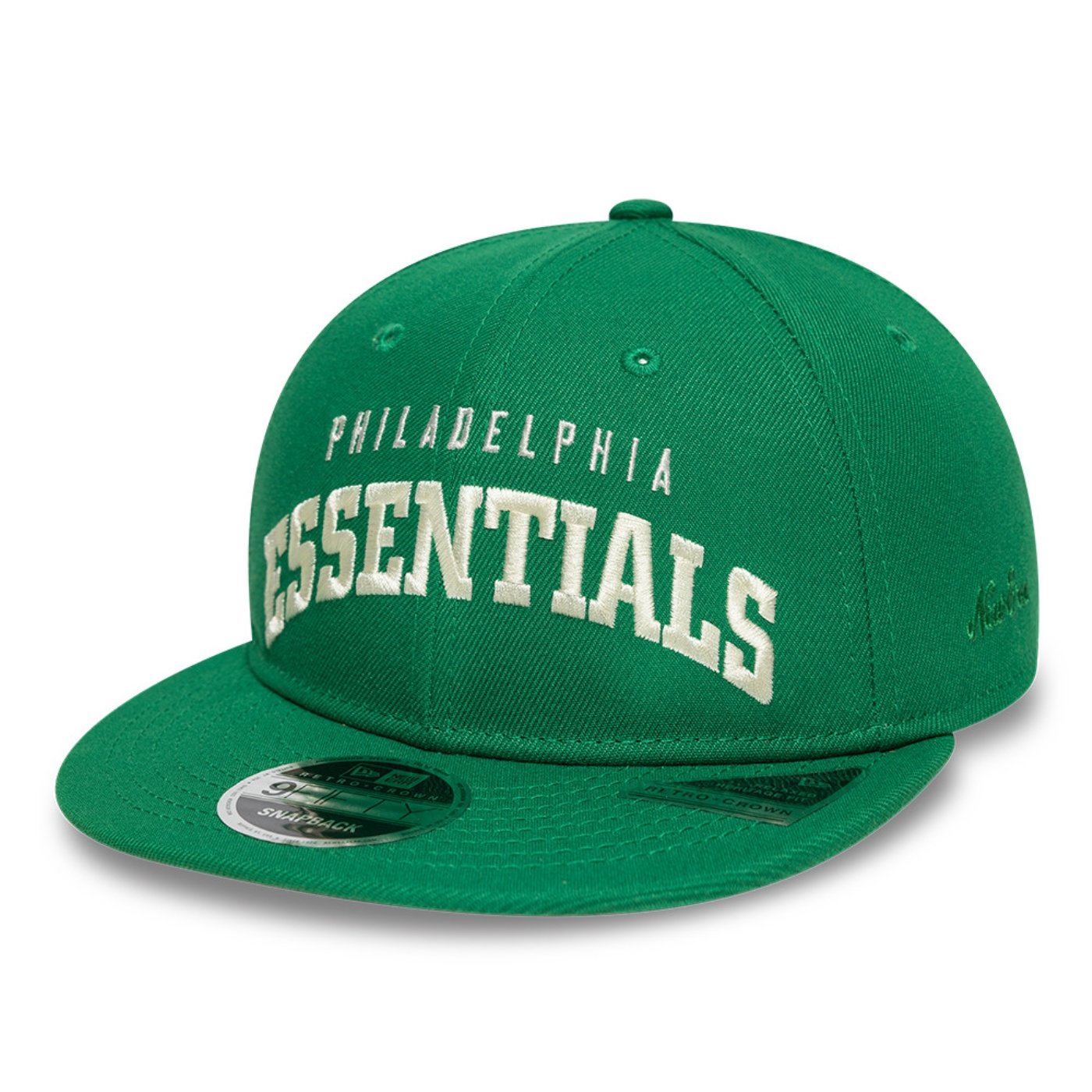 Bone New Era 9FIFTY Retro Crown Philadelphia Eagles Fear of God x NFL Verde