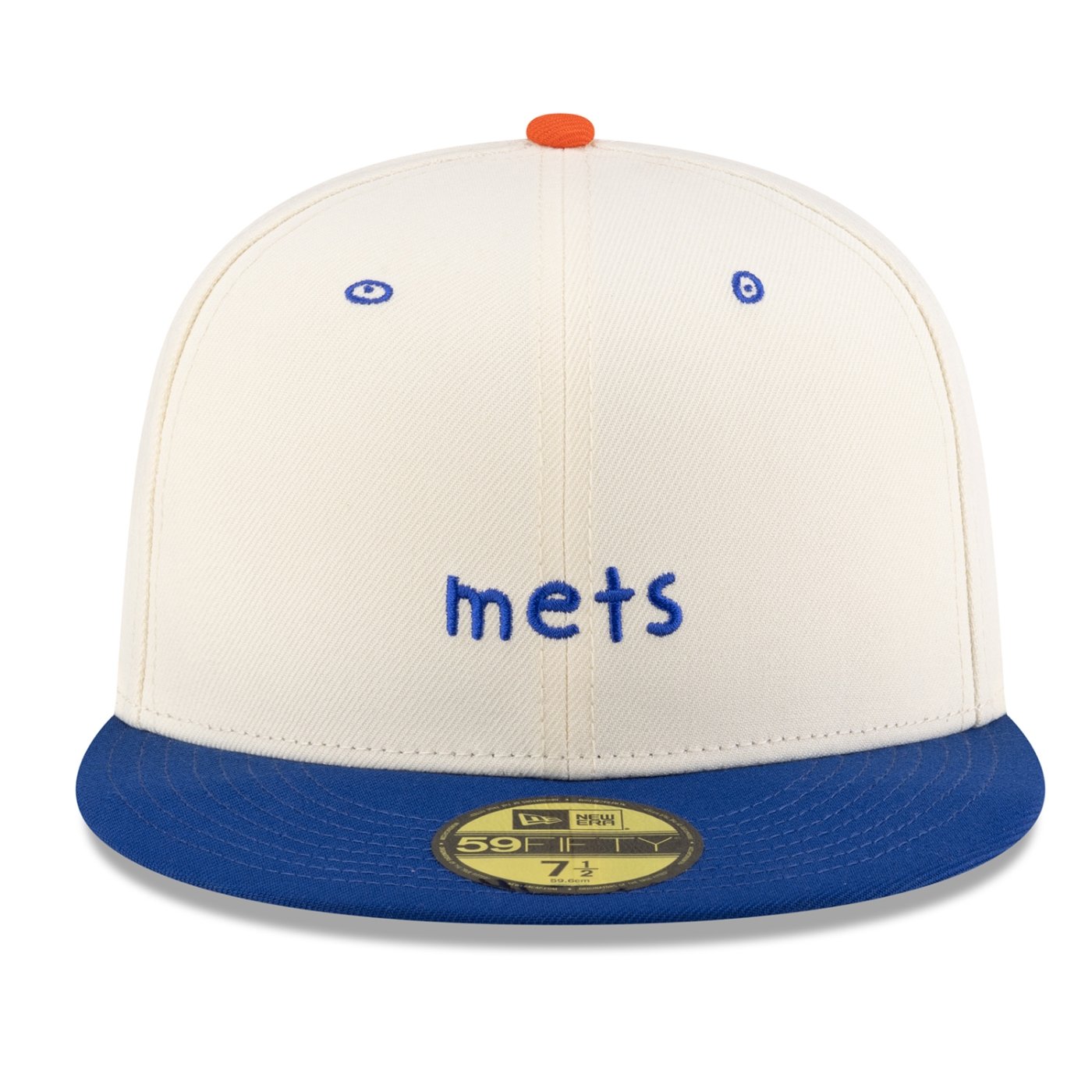 Bone New Era 59FIFTY Fitted Micah Johnson x New York Mets Script MLB Branco 2