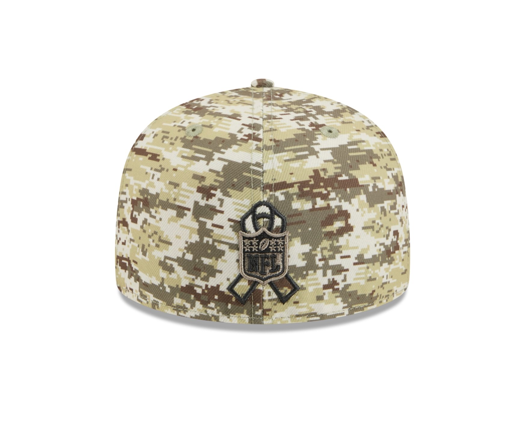 Bone New Era 59FIFTY Kansas City Chiefs NFL Salute Service 2025 Militar Verde 4