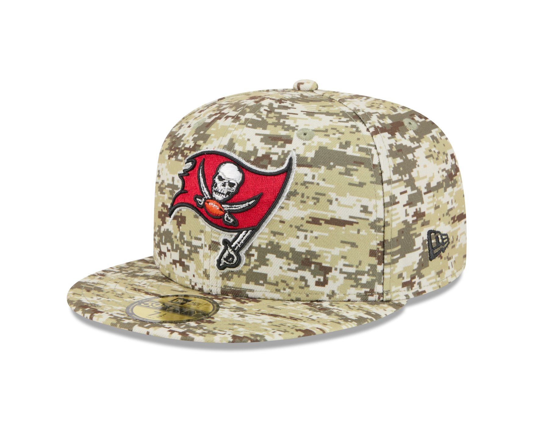 Bone New Era 59FIFTY Tampa Bay Buccaneers NFL Salute Service 2025 Militar