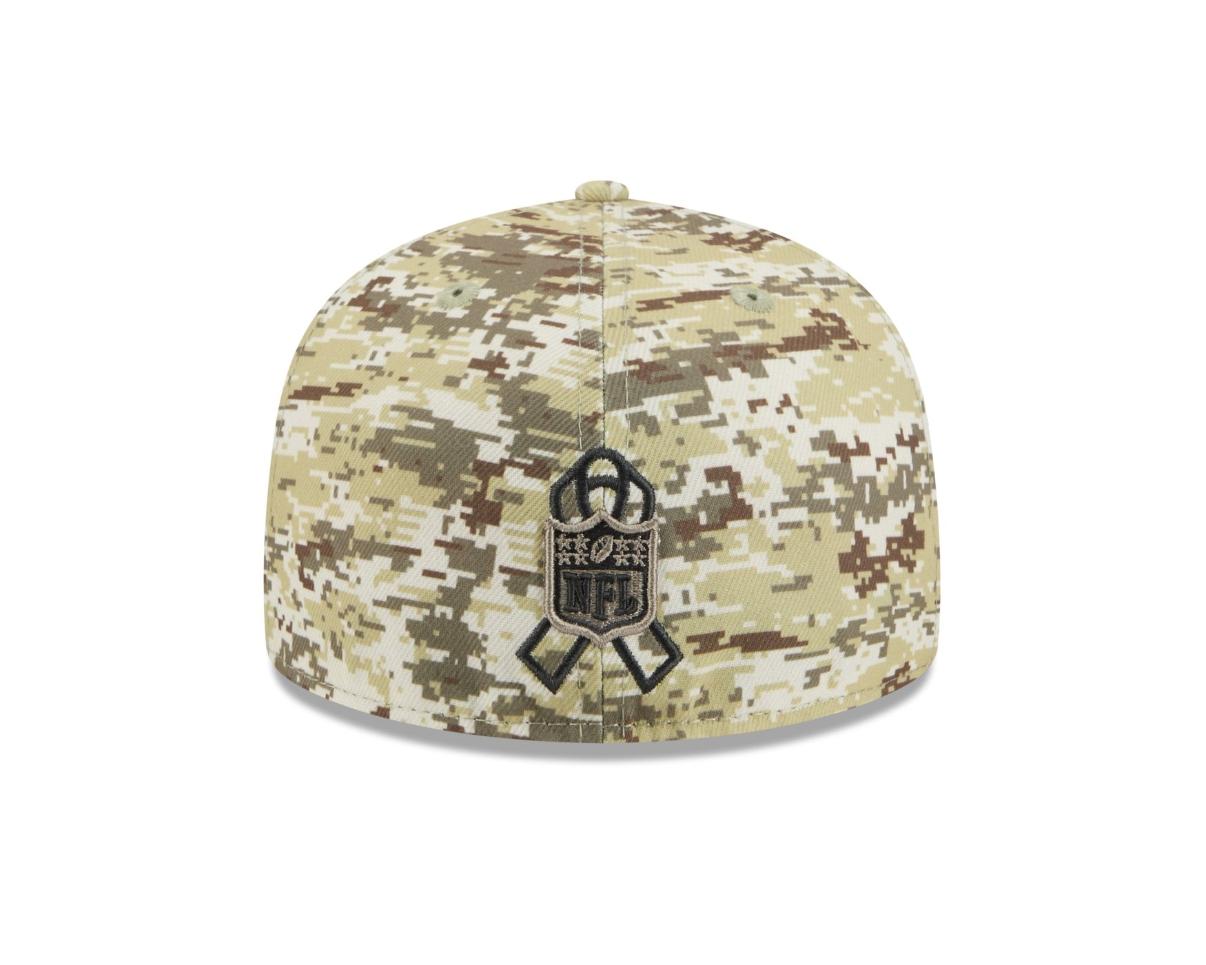 Bone New Era 59FIFTY New Orleans Saints NFL Salute Service 2025 Militar Verde 4