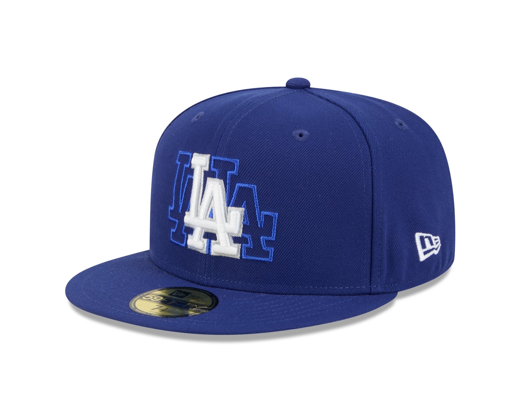 Bone New Era 59FIFTY Los Angeles Dodgers MLB Azul Azul 2