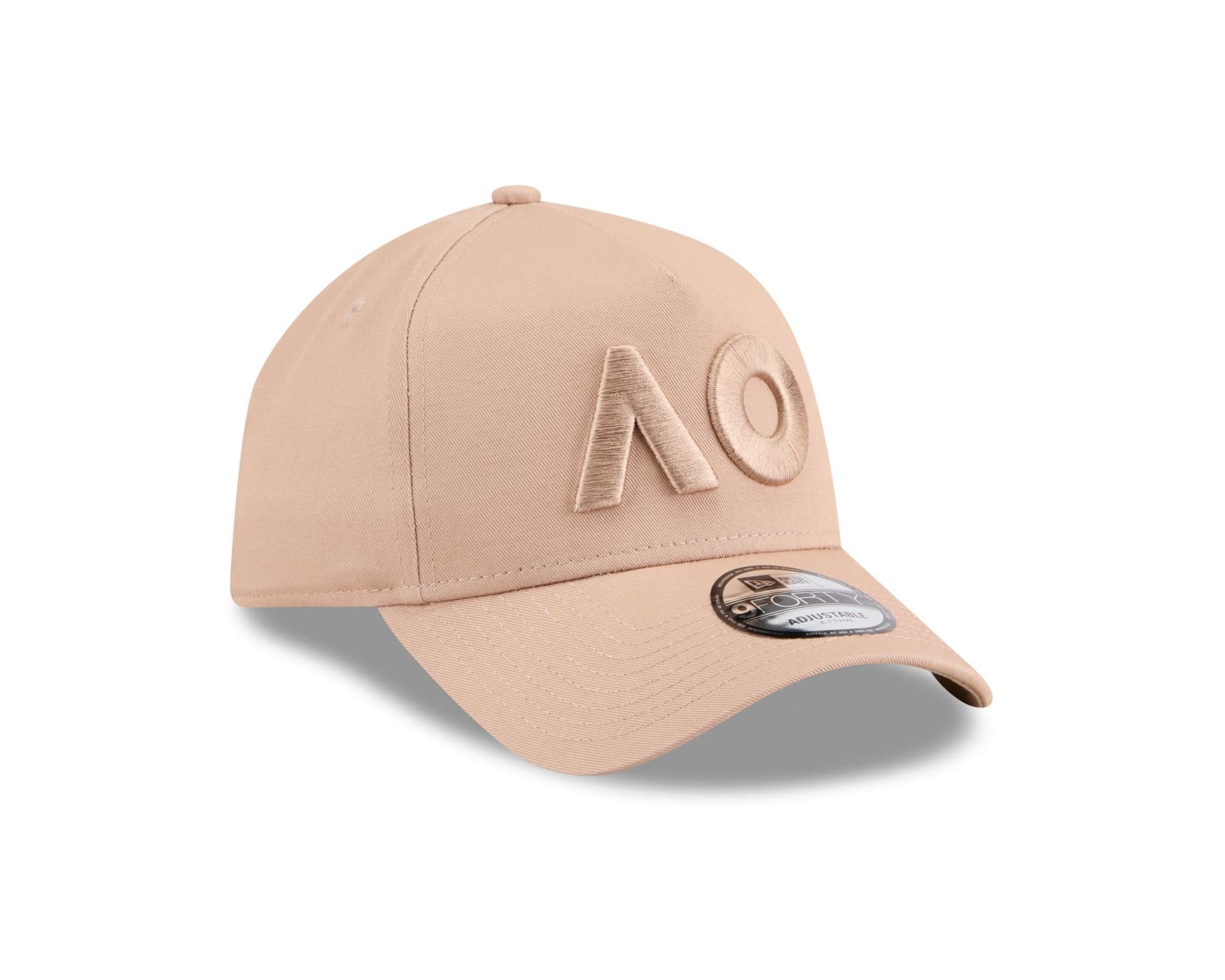 Bone New Era 9FORTY A-Frame AO26 Core Seasonal Tonal Aba Curva Bege Bege 3